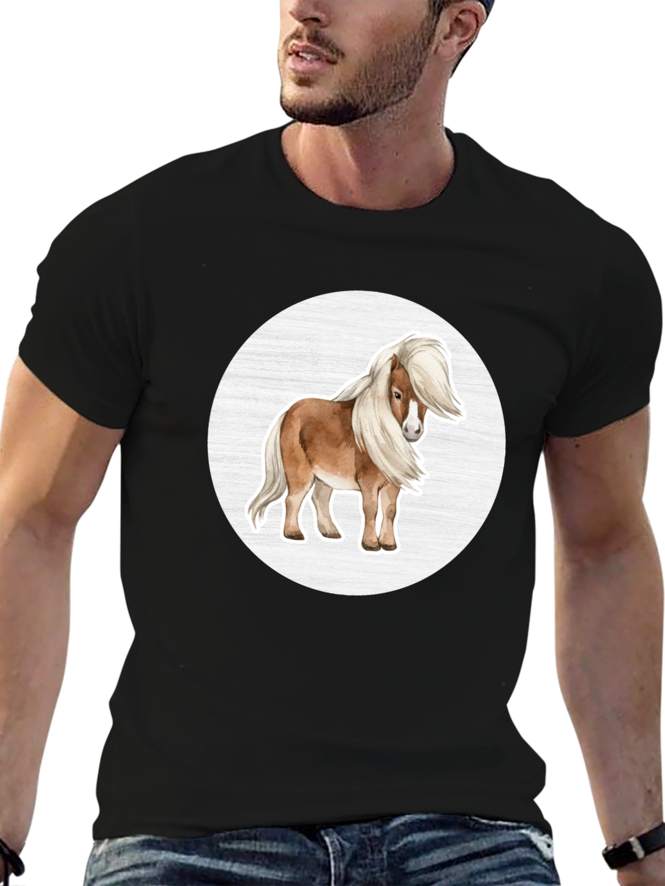 Horse Graphic T-Shirt - Unique Design