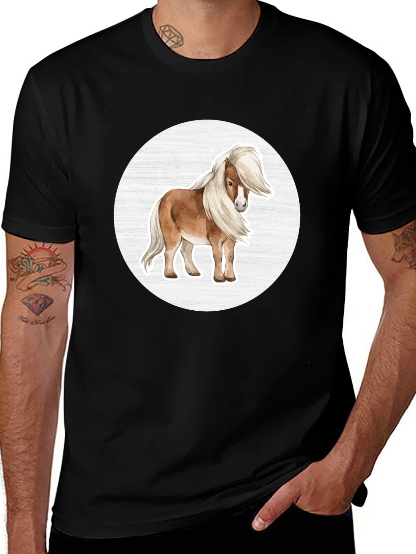 Horse Graphic T-Shirt - Unique Design