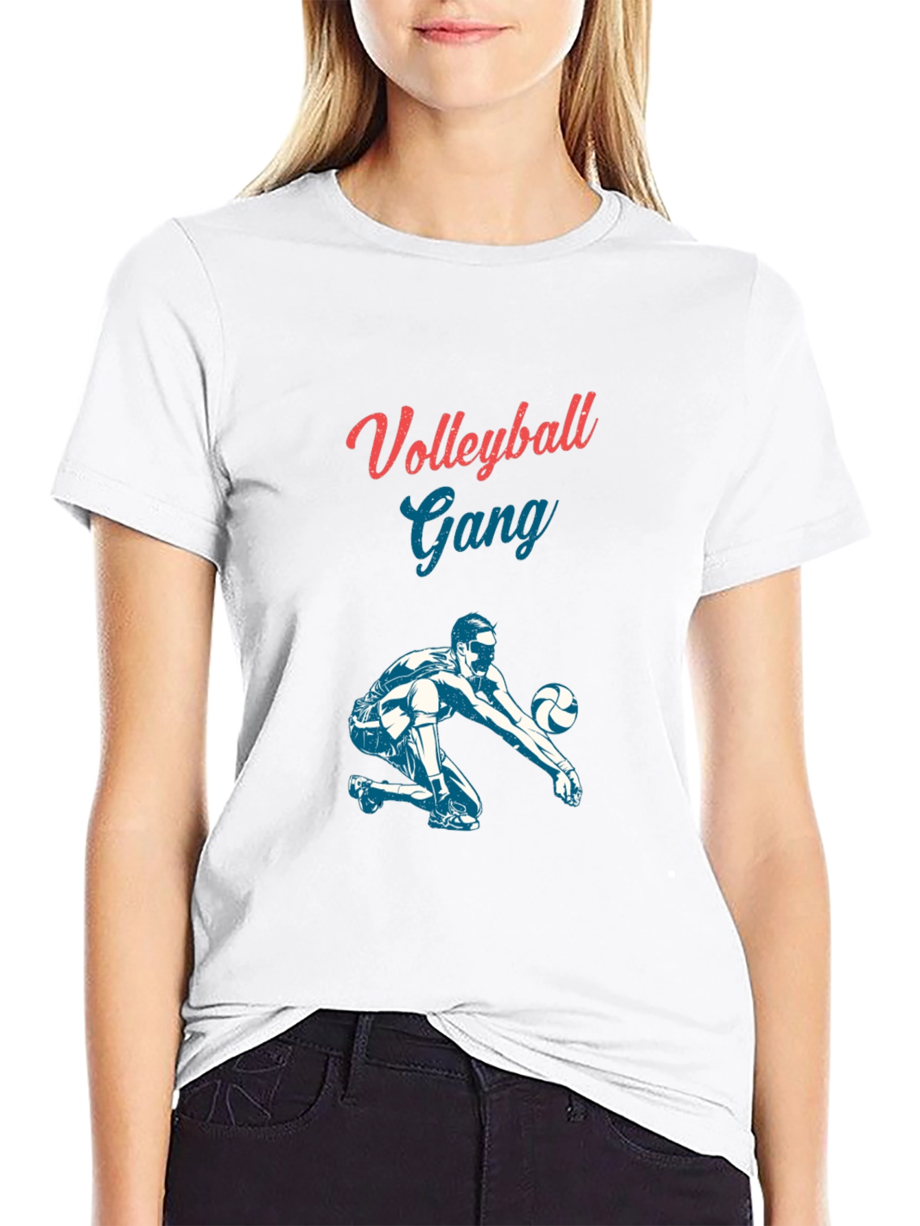 Volleyball Gang Graphic T-Shirt