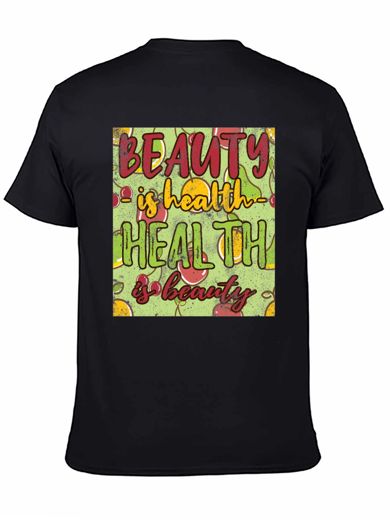 Beauty is Health T-Shirt - Wellness Graphic Tee