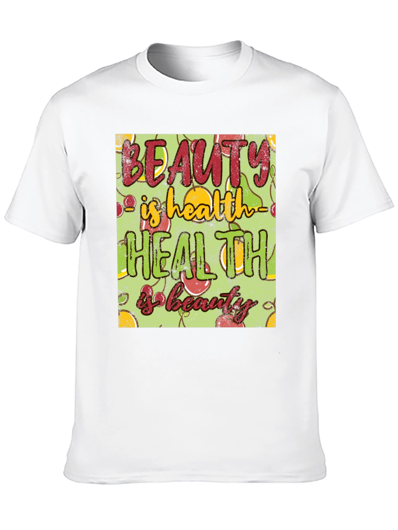 Beauty is Health T-Shirt - Wellness Graphic Tee