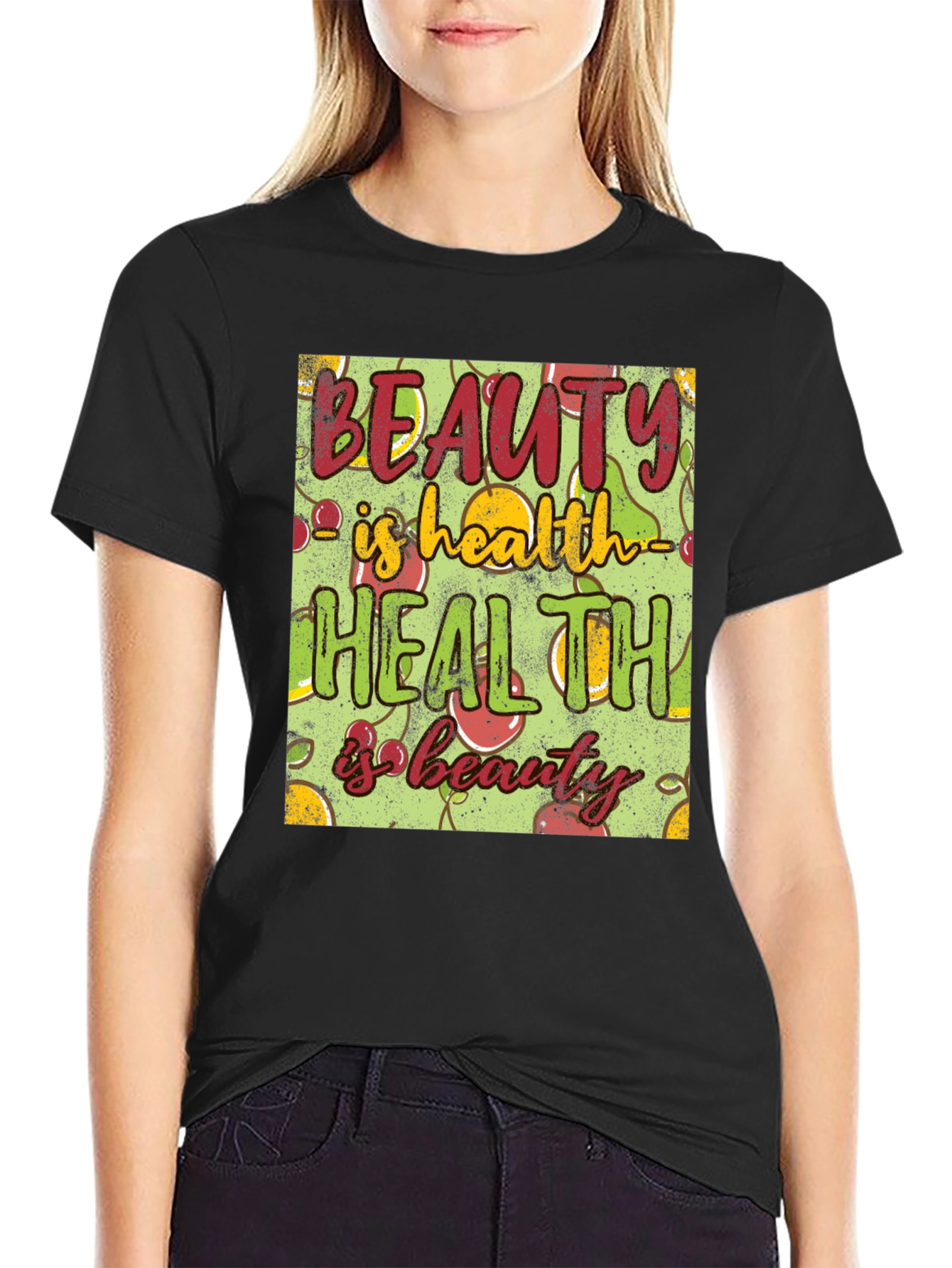 Beauty is Health T-Shirt - Wellness Graphic Tee