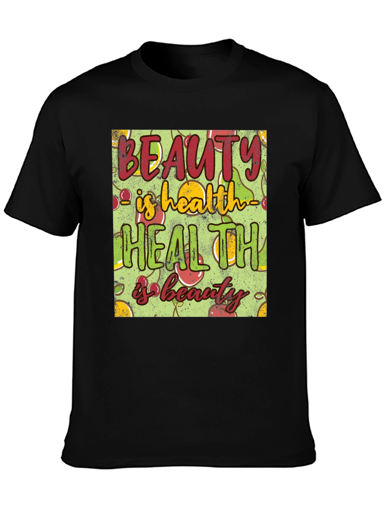 Beauty is Health T-Shirt - Wellness Graphic Tee