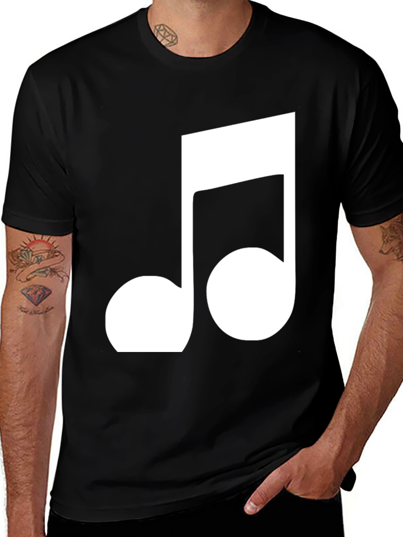 Musical Note Graphic T-Shirt