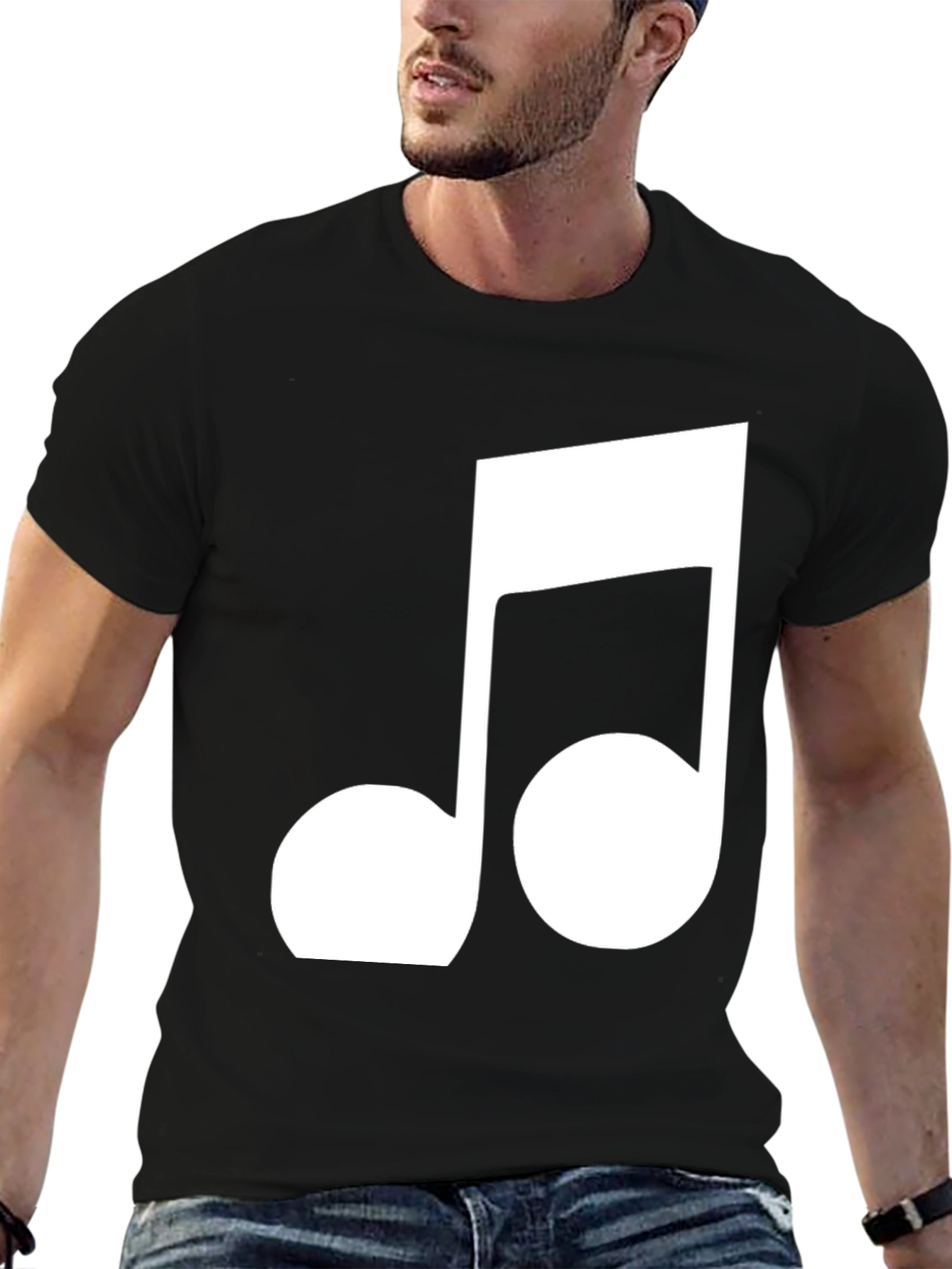 Musical Note Graphic T-Shirt