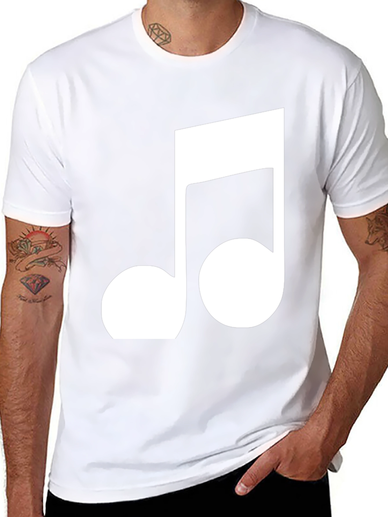 Musical Note Graphic T-Shirt
