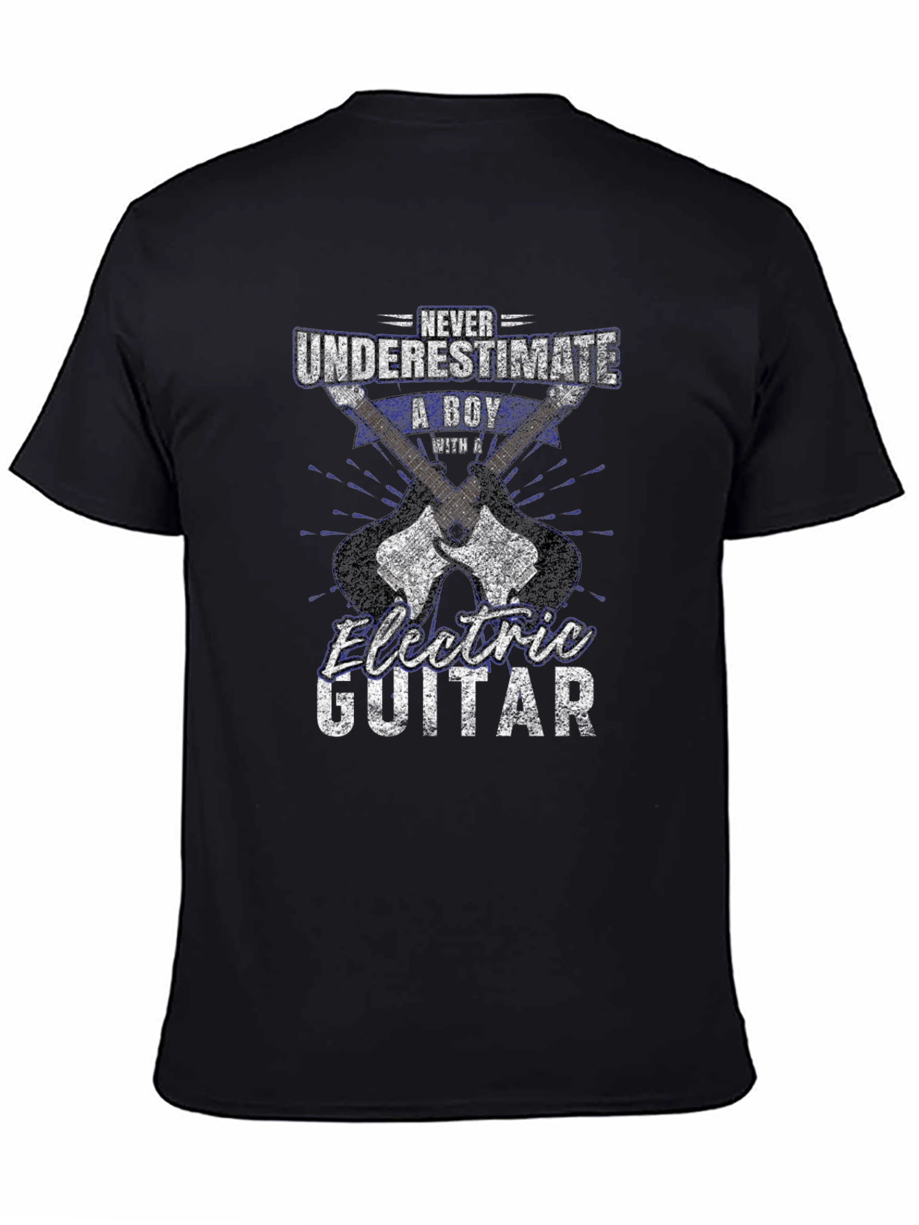 Electric Guitar Boy T-Shirt - Never Underestimate