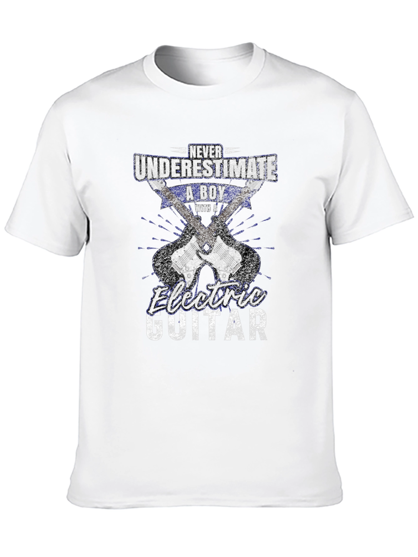 Electric Guitar Boy T-Shirt - Never Underestimate
