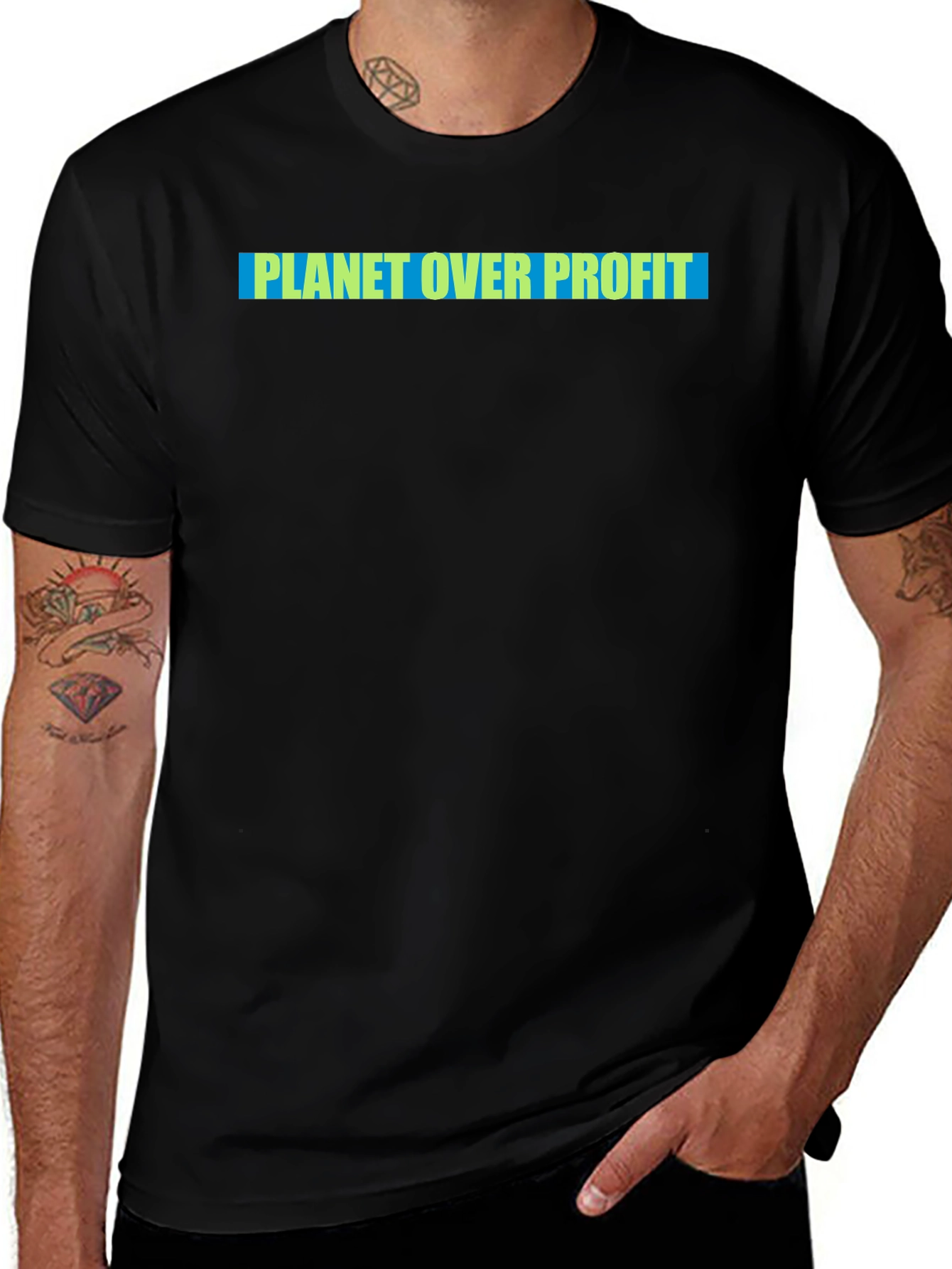 Planet Over Profit Graphic Tee