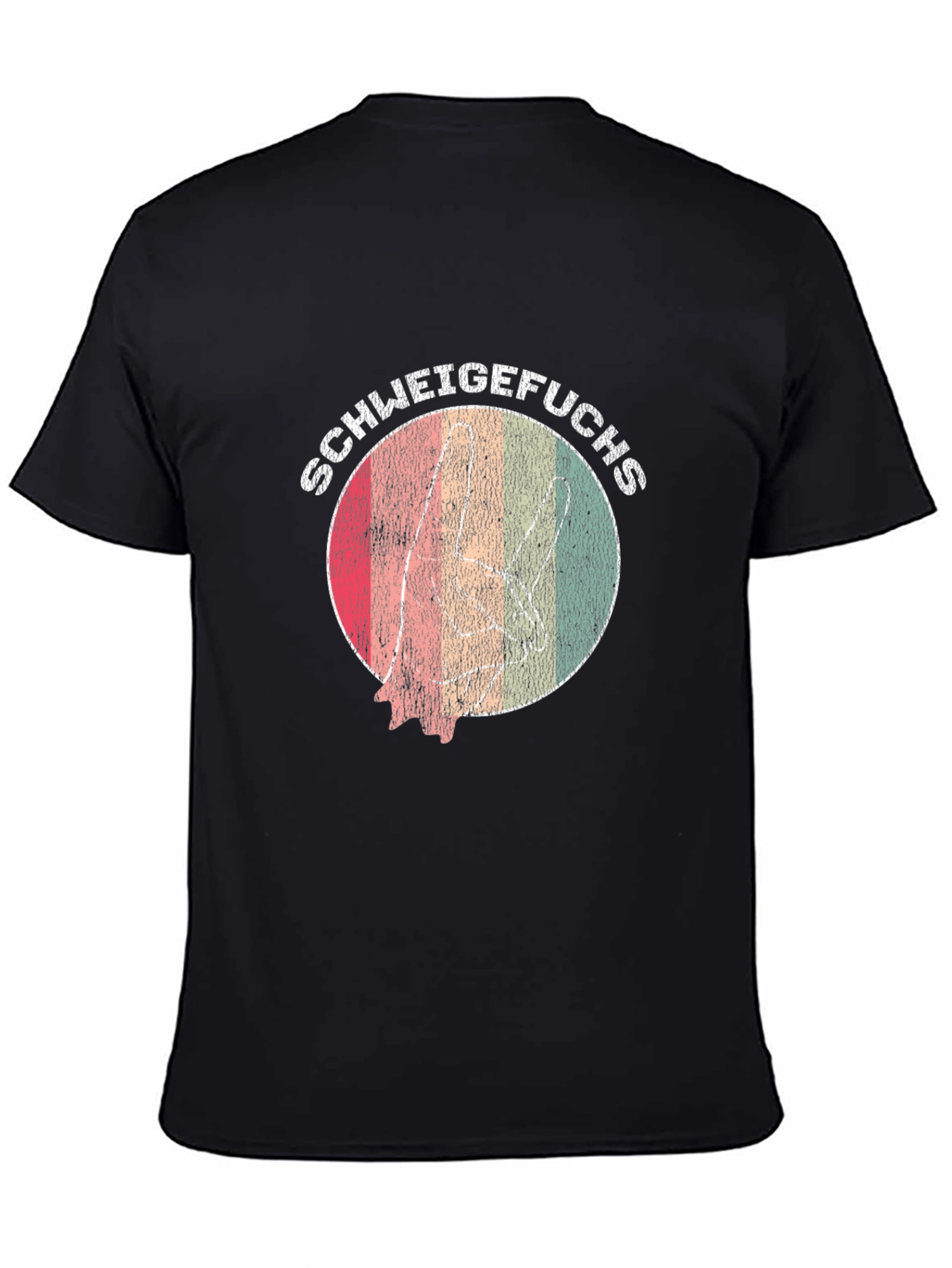 Retro SCHWEIGEFUCHS Graphic Tee