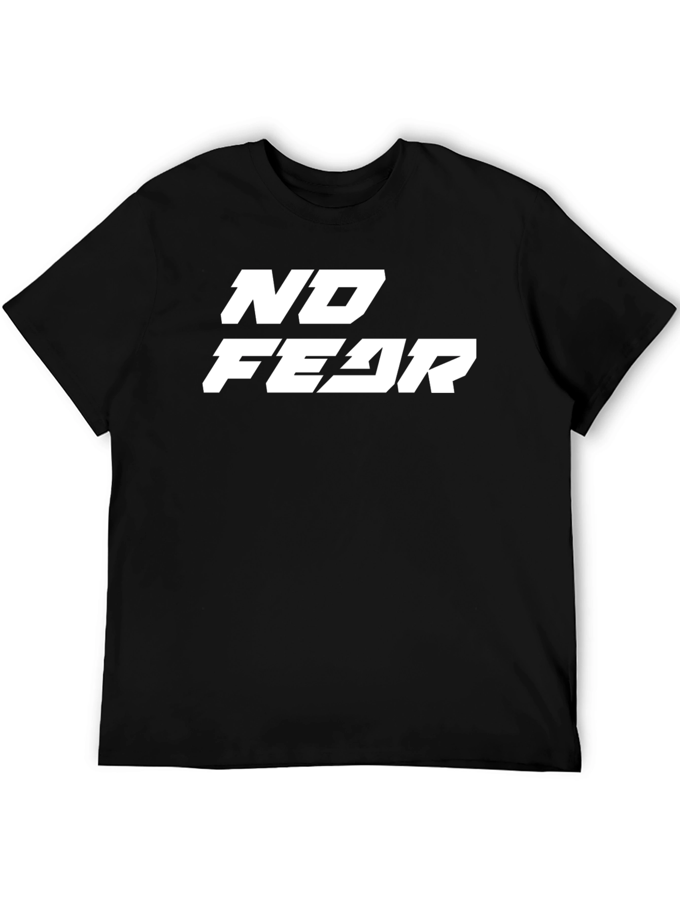 No Fear Black Graphic Tee