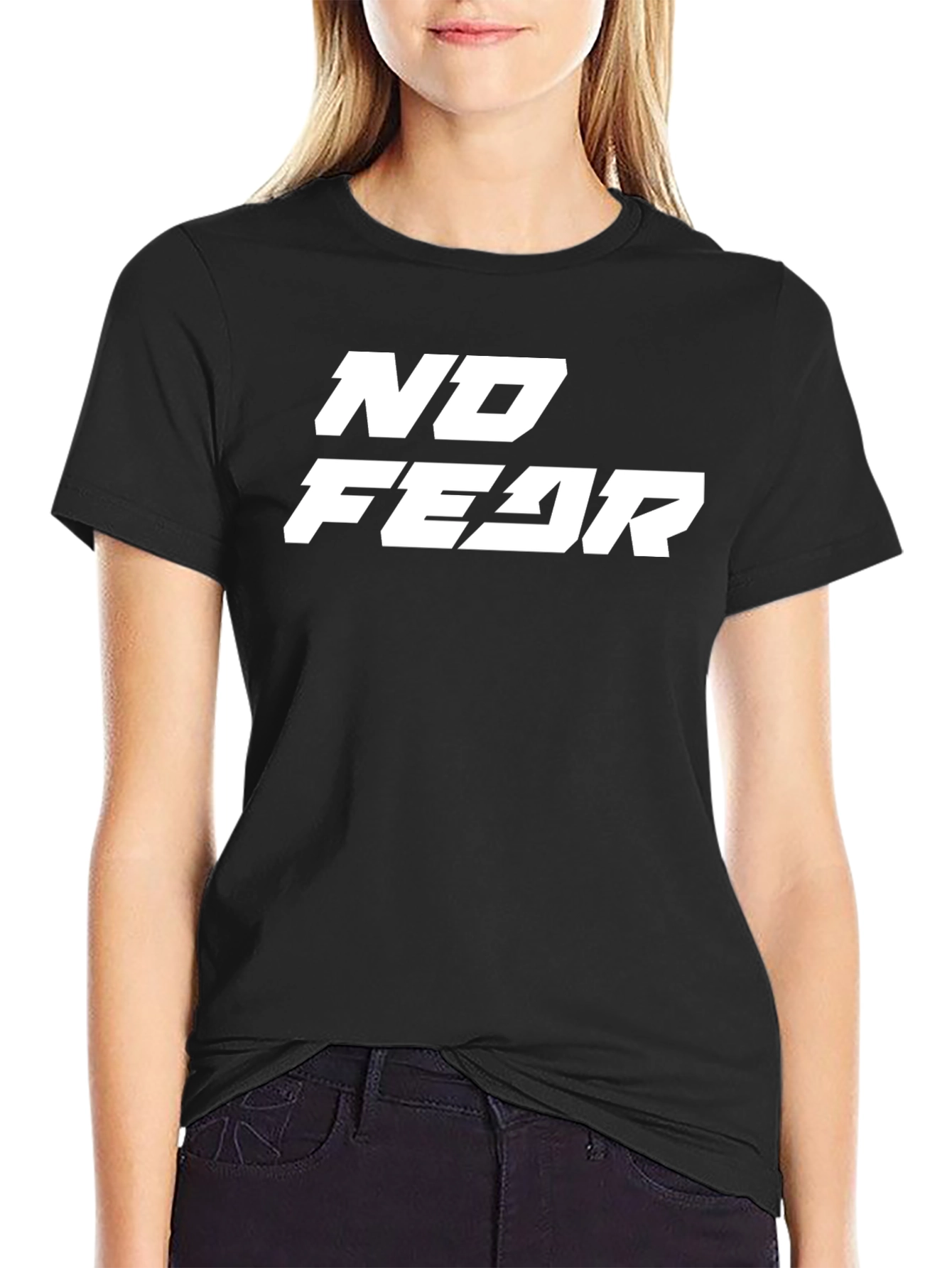 No Fear Black Graphic Tee