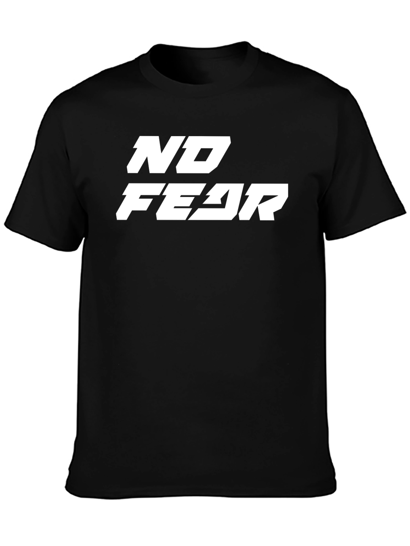 No Fear Black Graphic Tee