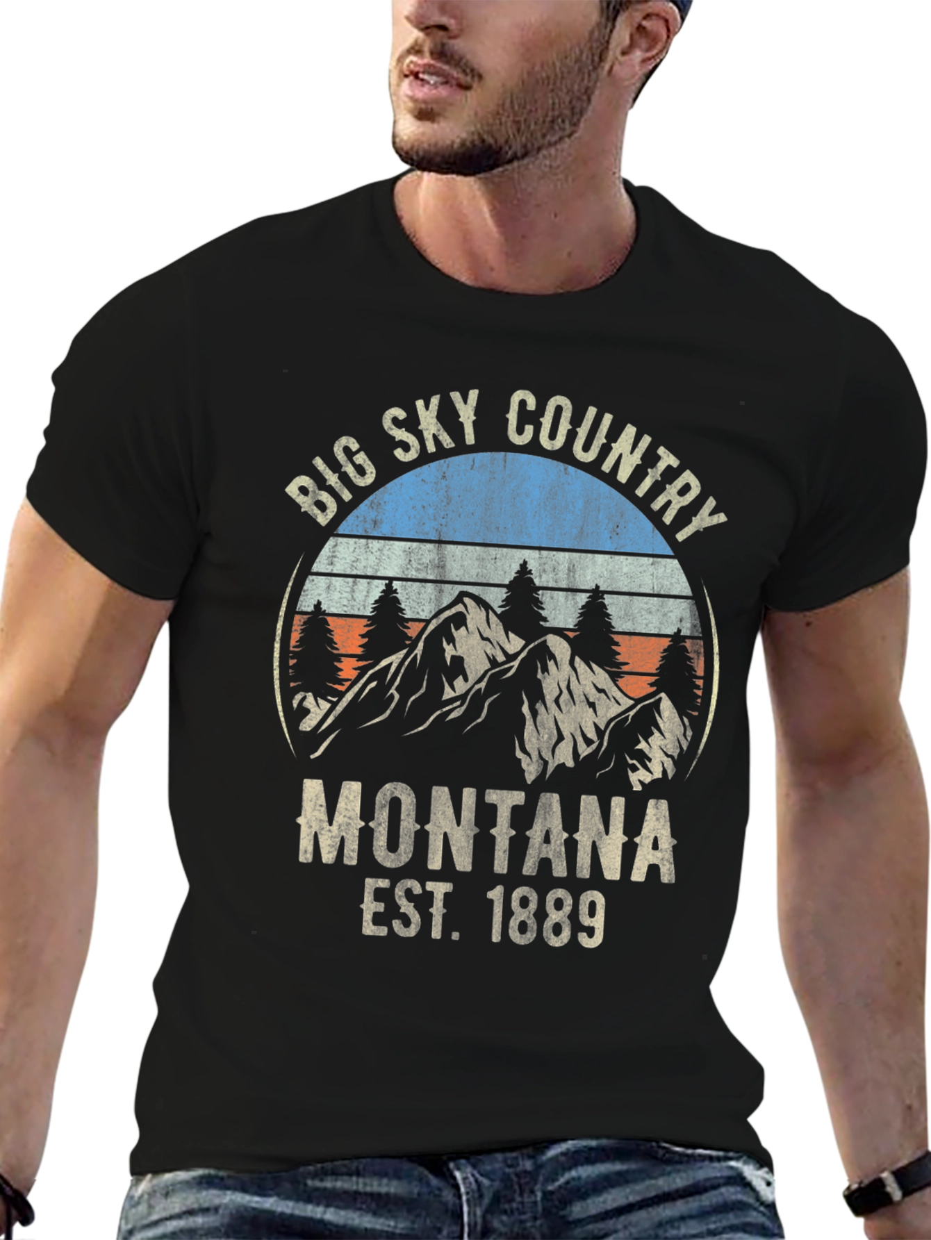 Montana Big Sky Country Graphic Tee