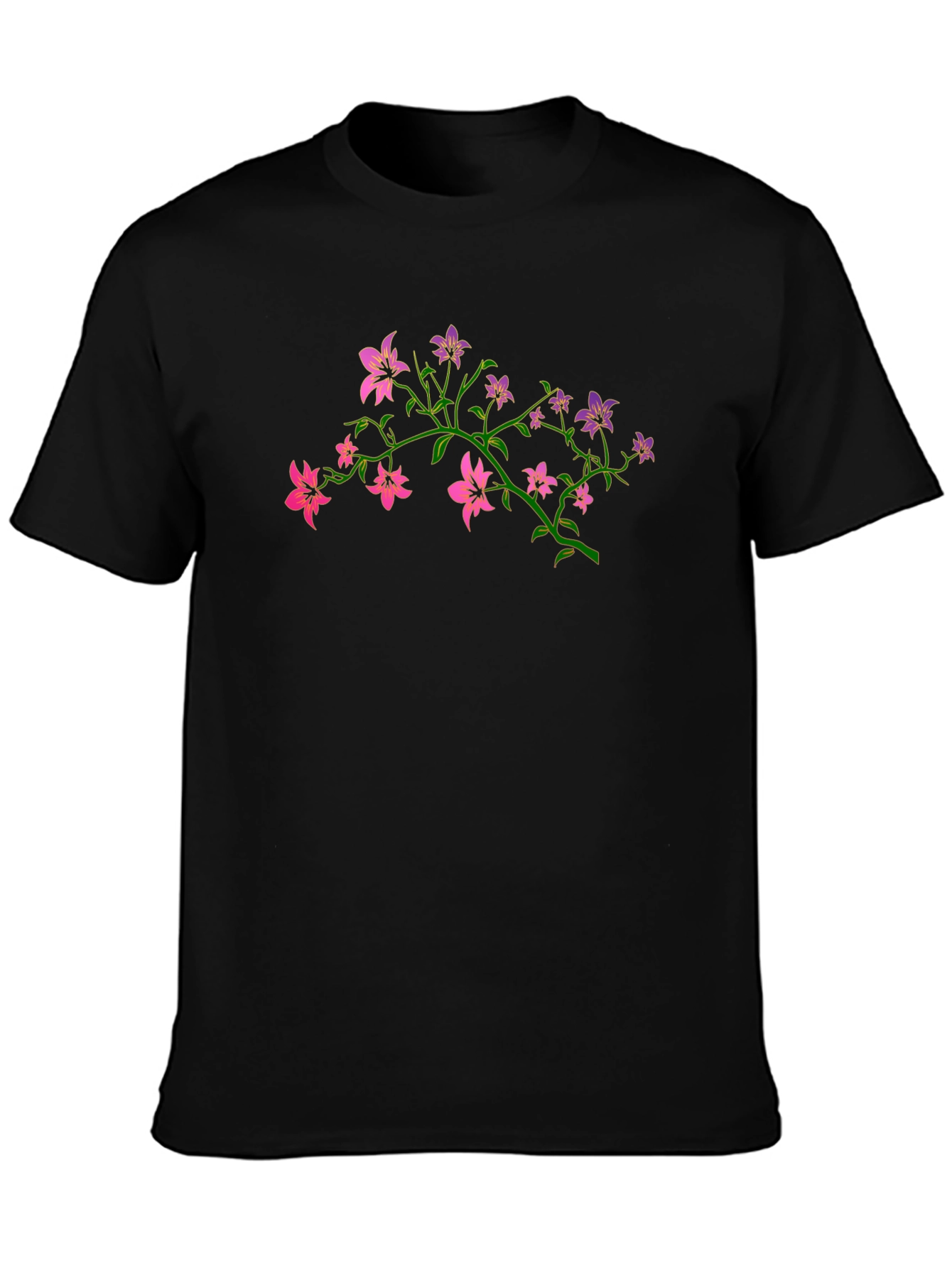 Floral Print T-Shirt - Stylish Casual Wear