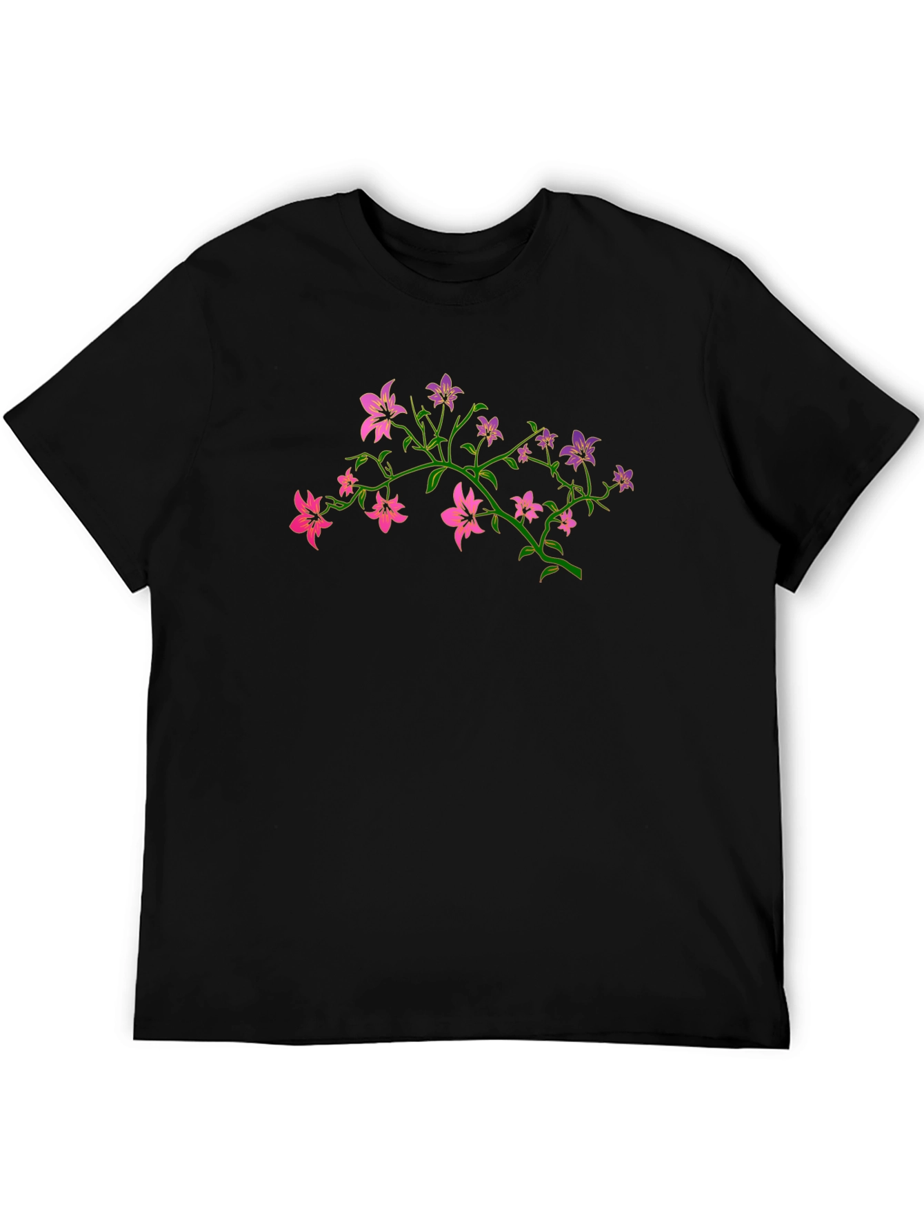 Floral Print T-Shirt - Stylish Casual Wear