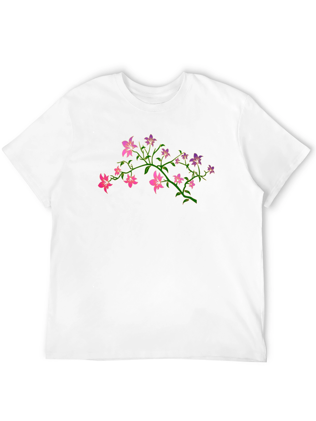 Floral Print T-Shirt - Stylish Casual Wear