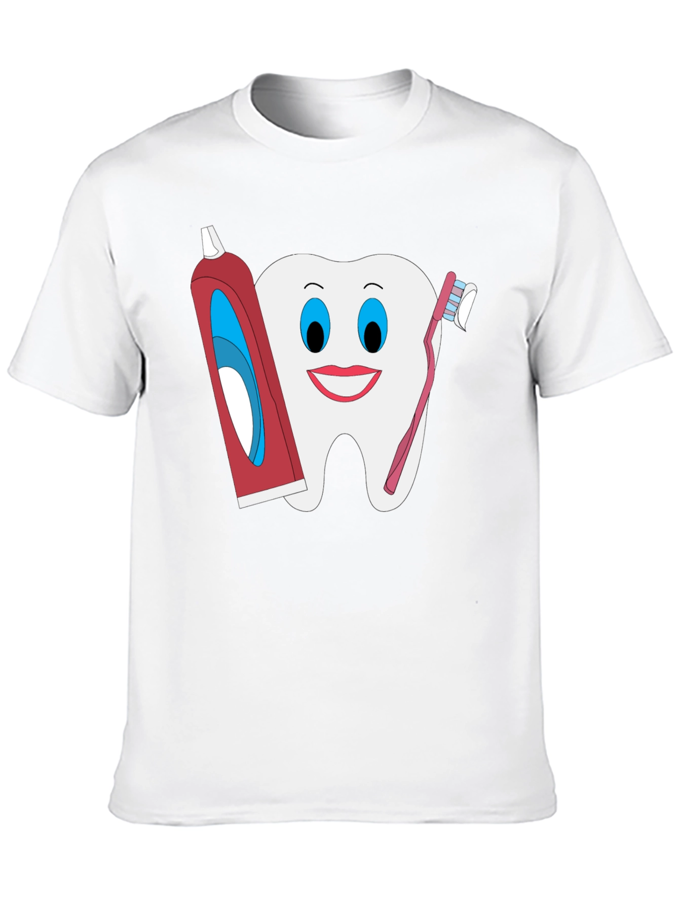 Funny Tooth & Hygiene Black T-Shirt