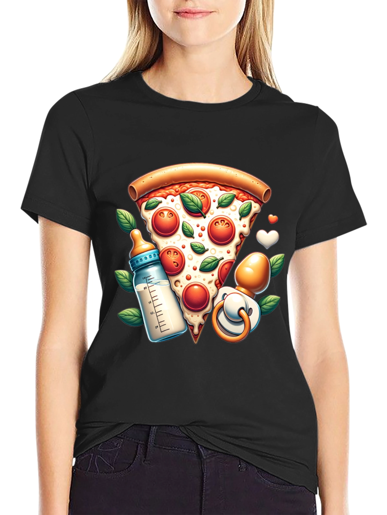 Pizza Baby Humor T-Shirt