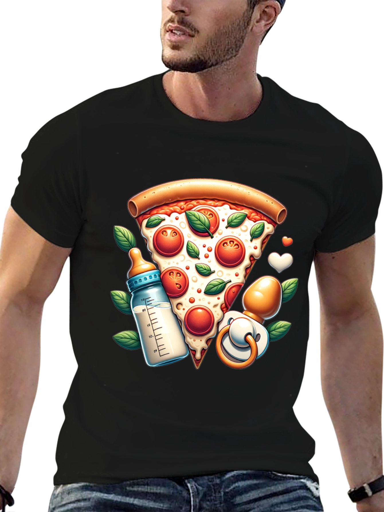 Pizza Baby Humor T-Shirt