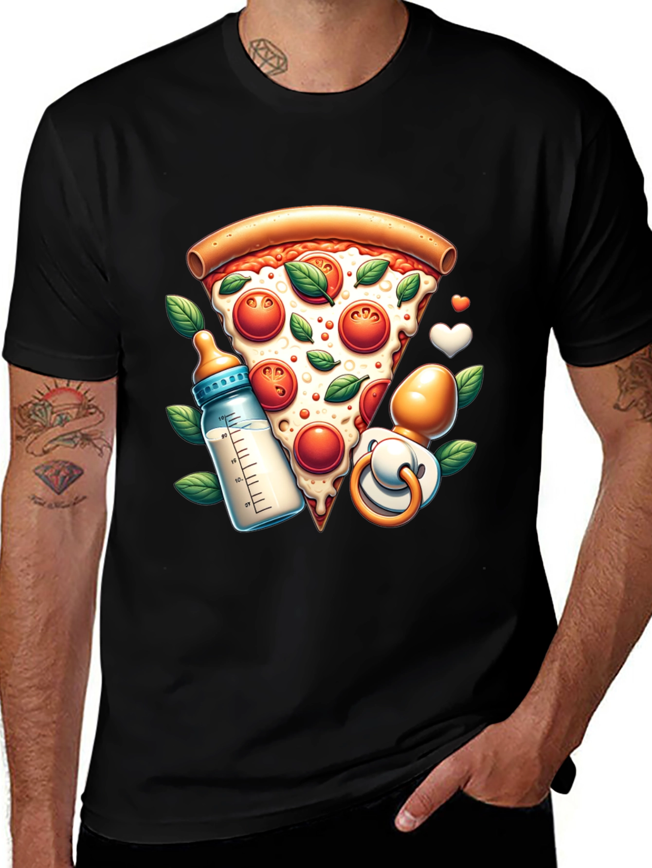 Pizza Baby Humor T-Shirt