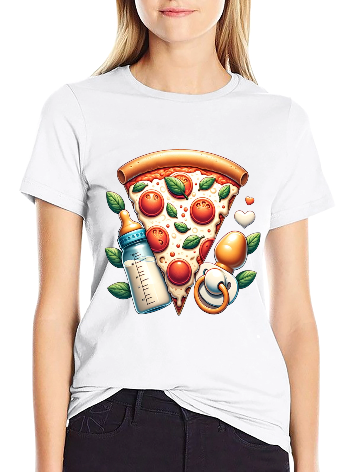 Pizza Baby Humor T-Shirt
