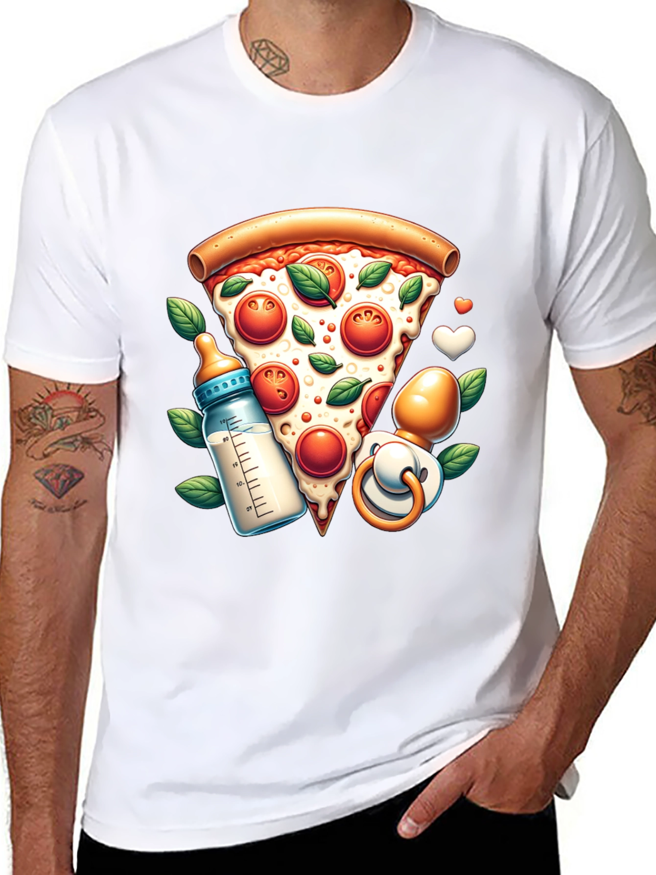 Pizza Baby Humor T-Shirt