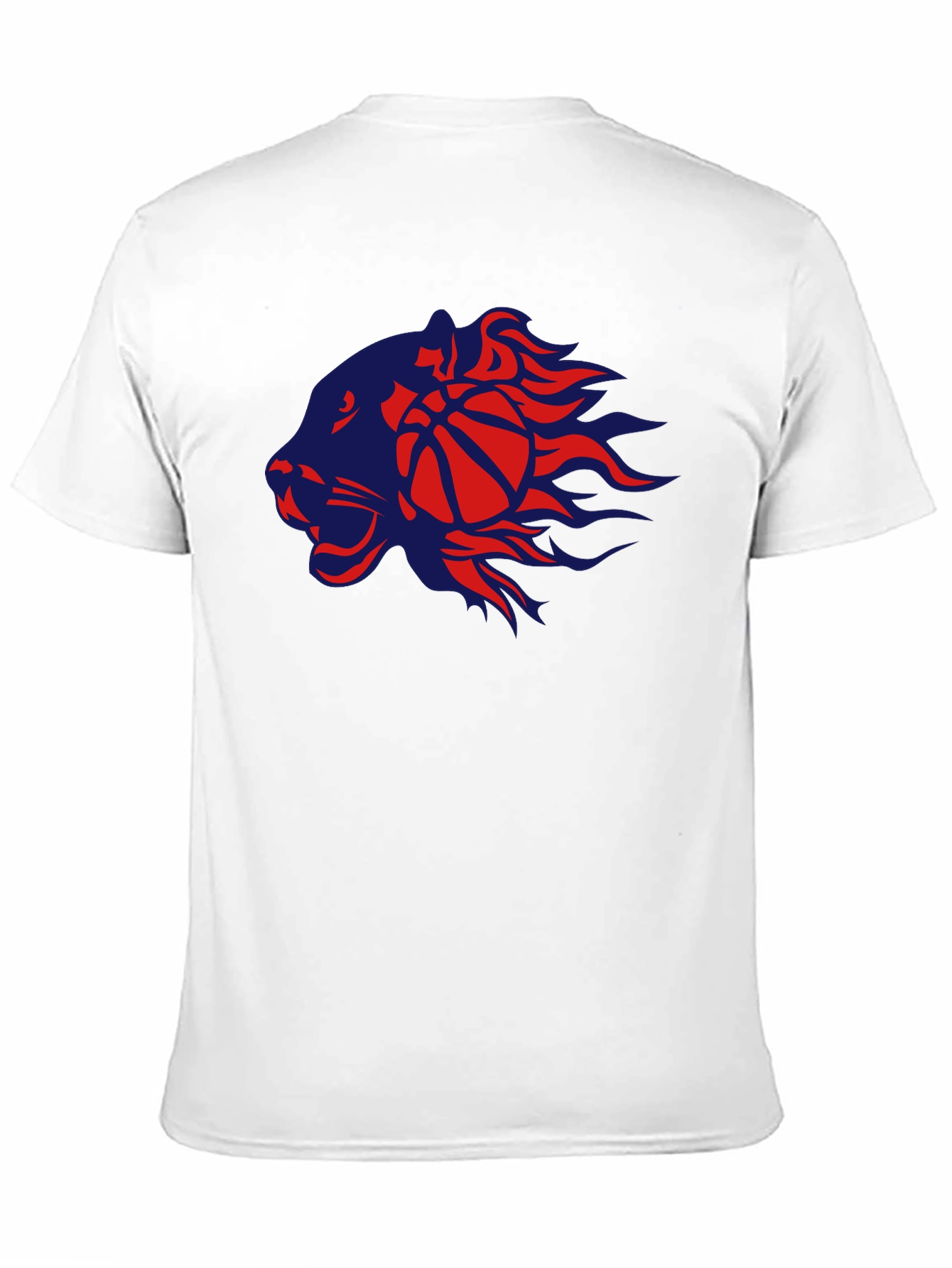 Basketball Lion Graphic T-Shirt