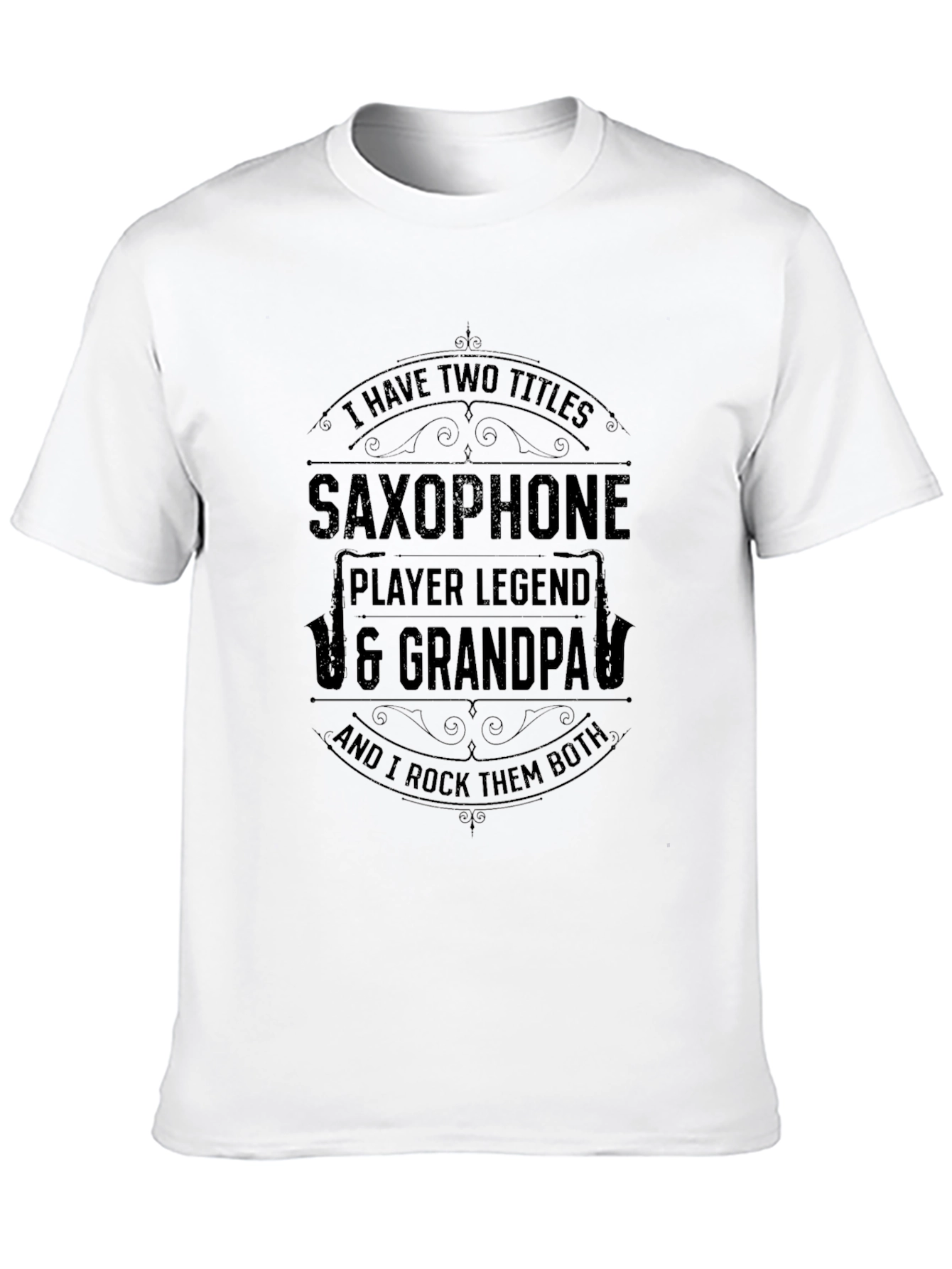 Saxophone Player Legend Grandpa T-Shirt