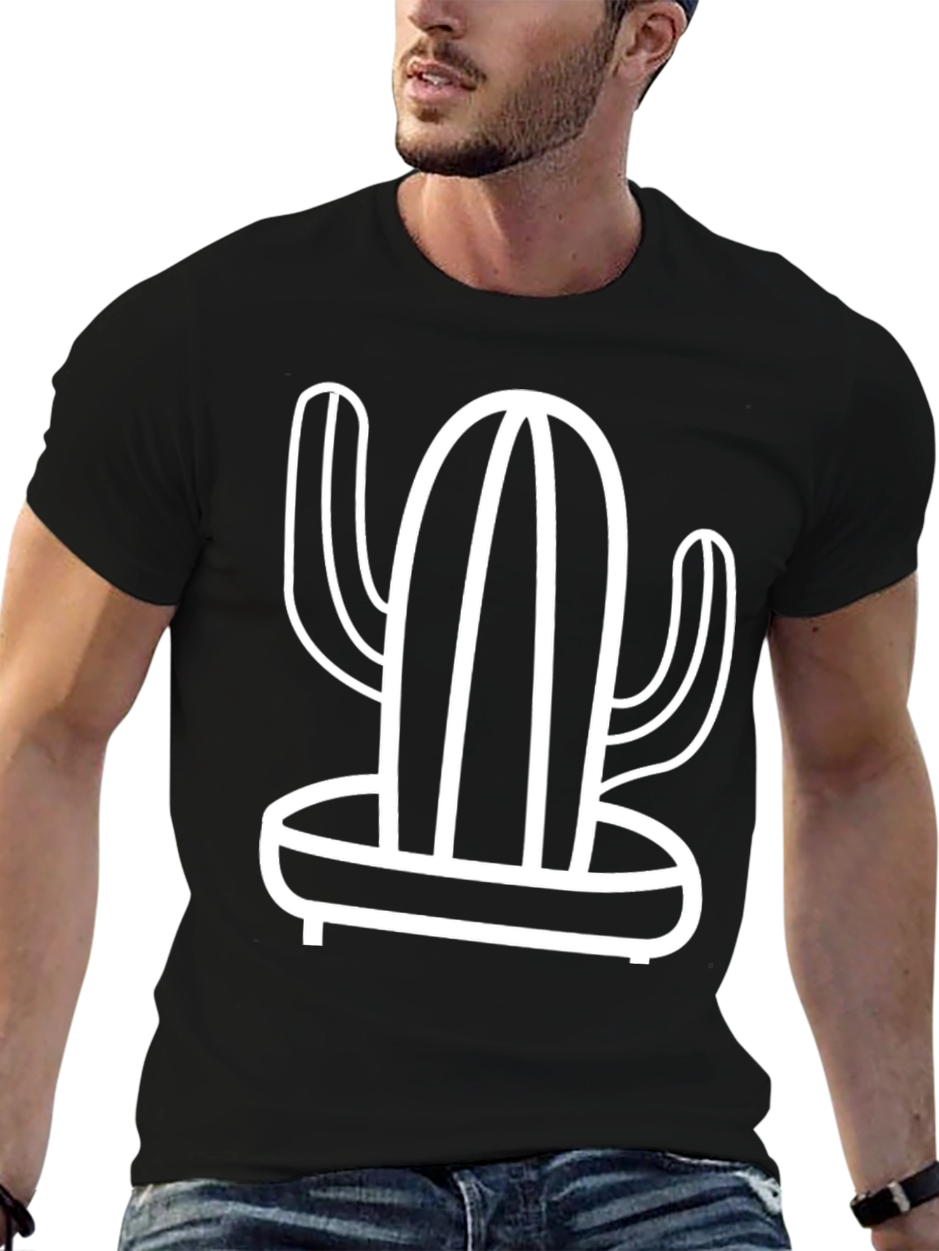 Cactus Graphic Tee - Desert Plant T-Shirt