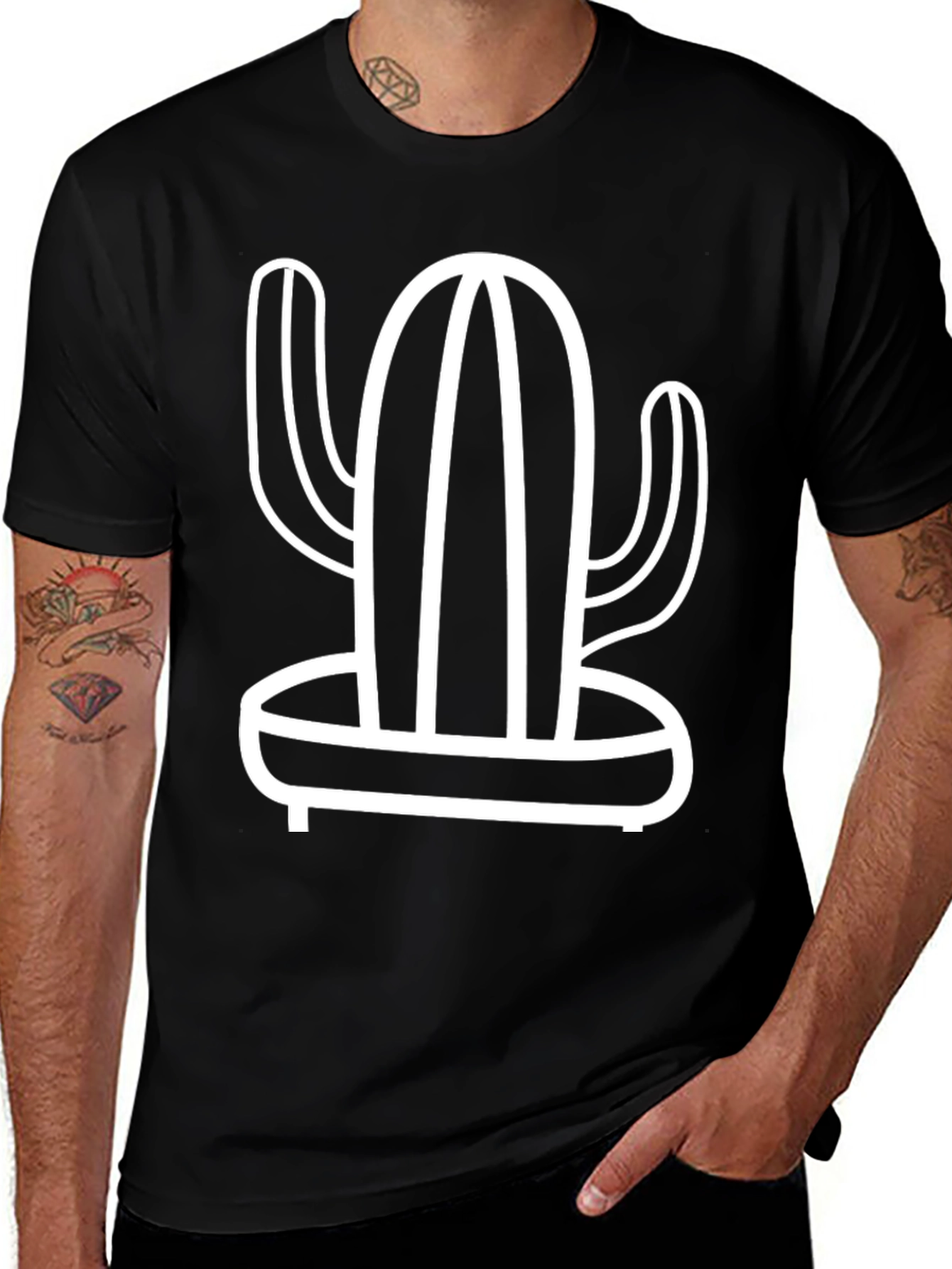 Cactus Graphic Tee - Desert Plant T-Shirt