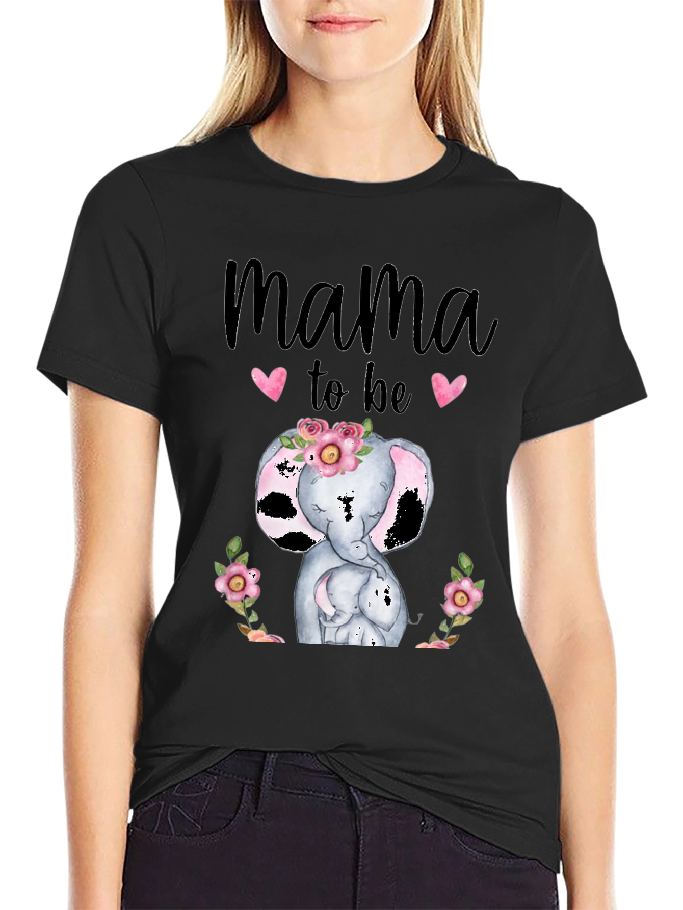Mama To Be Elephant T-Shirt