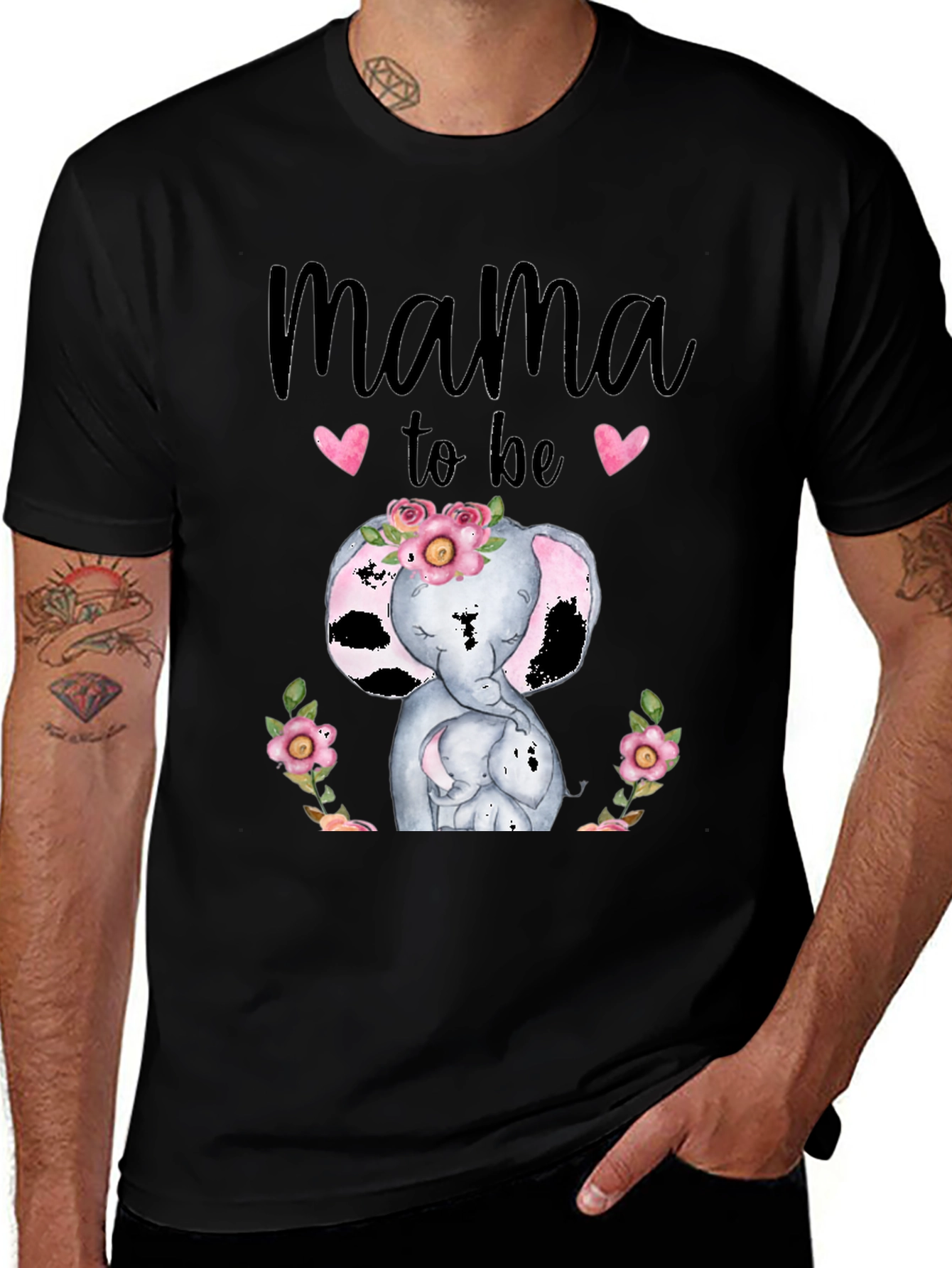 Mama To Be Elephant T-Shirt