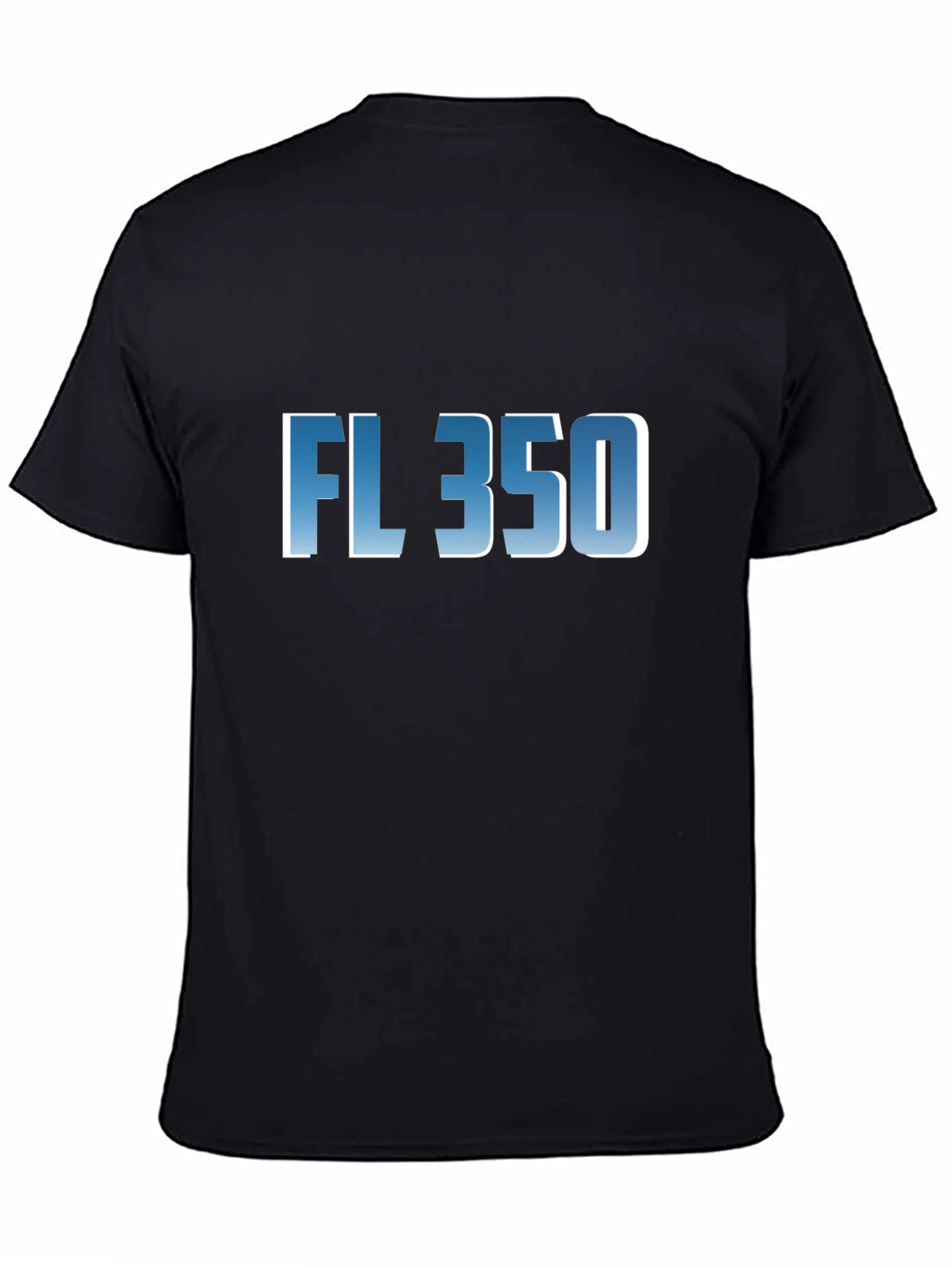 FL 350 Graphic T-Shirt - Cool Blue Fade Design