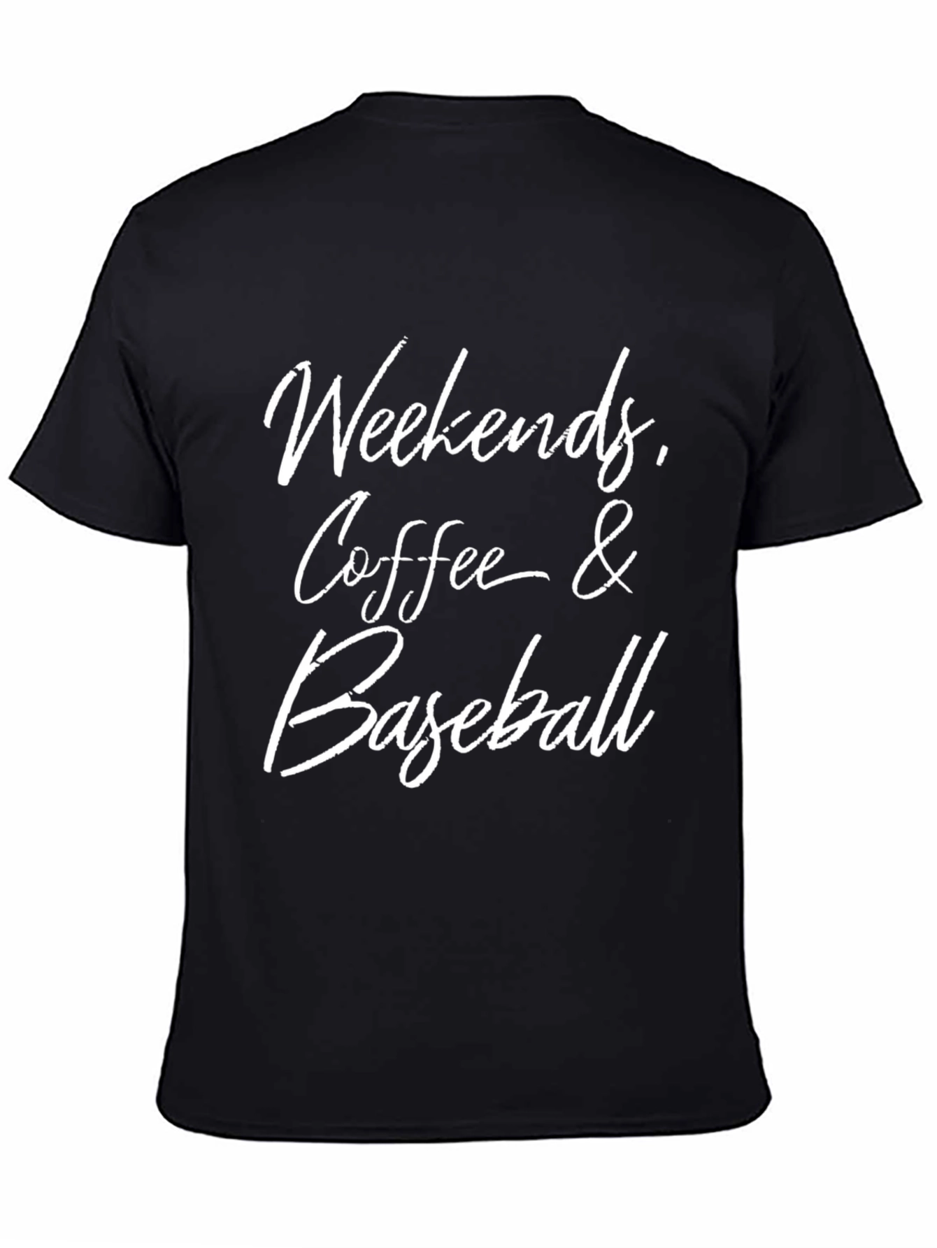 Weekends Coffee and Baseball Graphic Tee