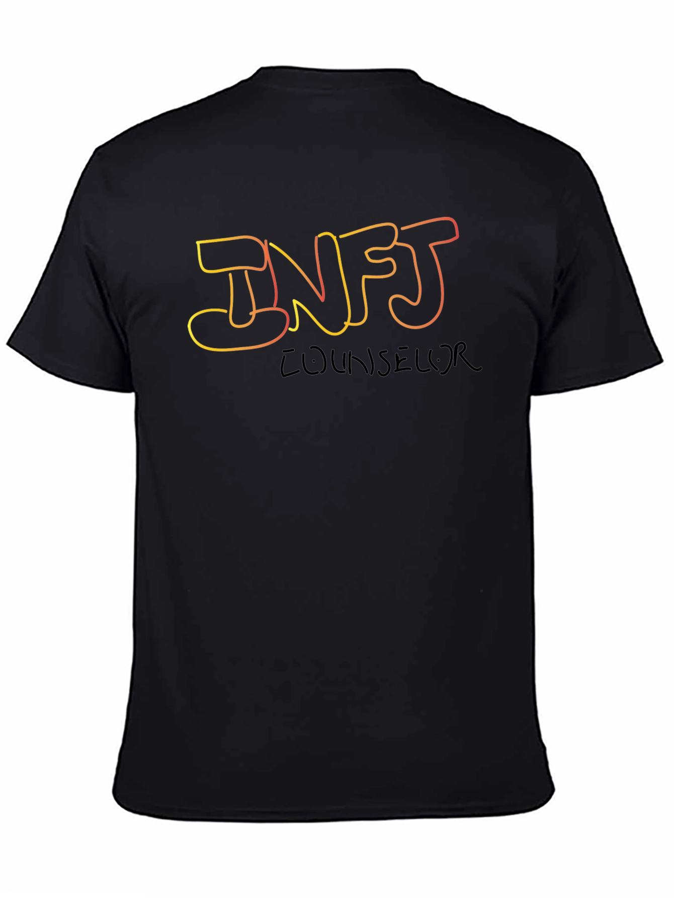 INFJ Counselor Graphic Tee - Black