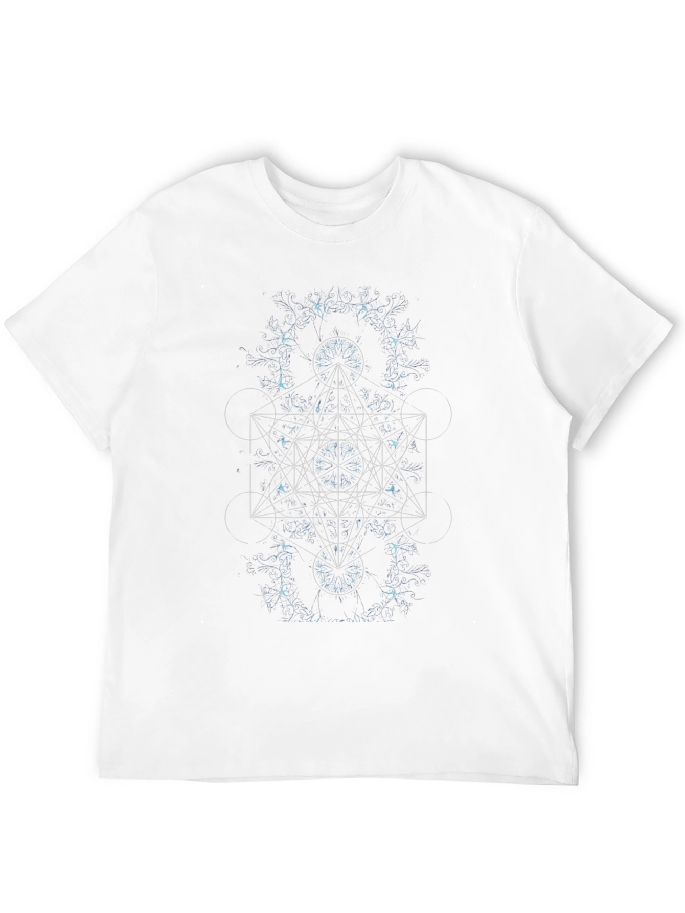 Geometric Metatrons Cube Graphic Tee