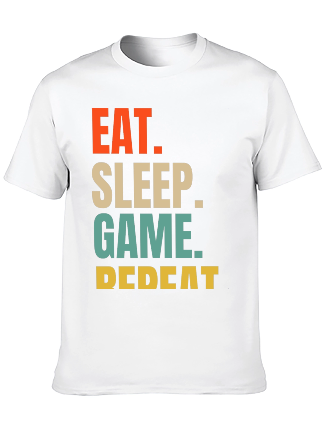 Eat Sleep Game Repeat Graphic Tee