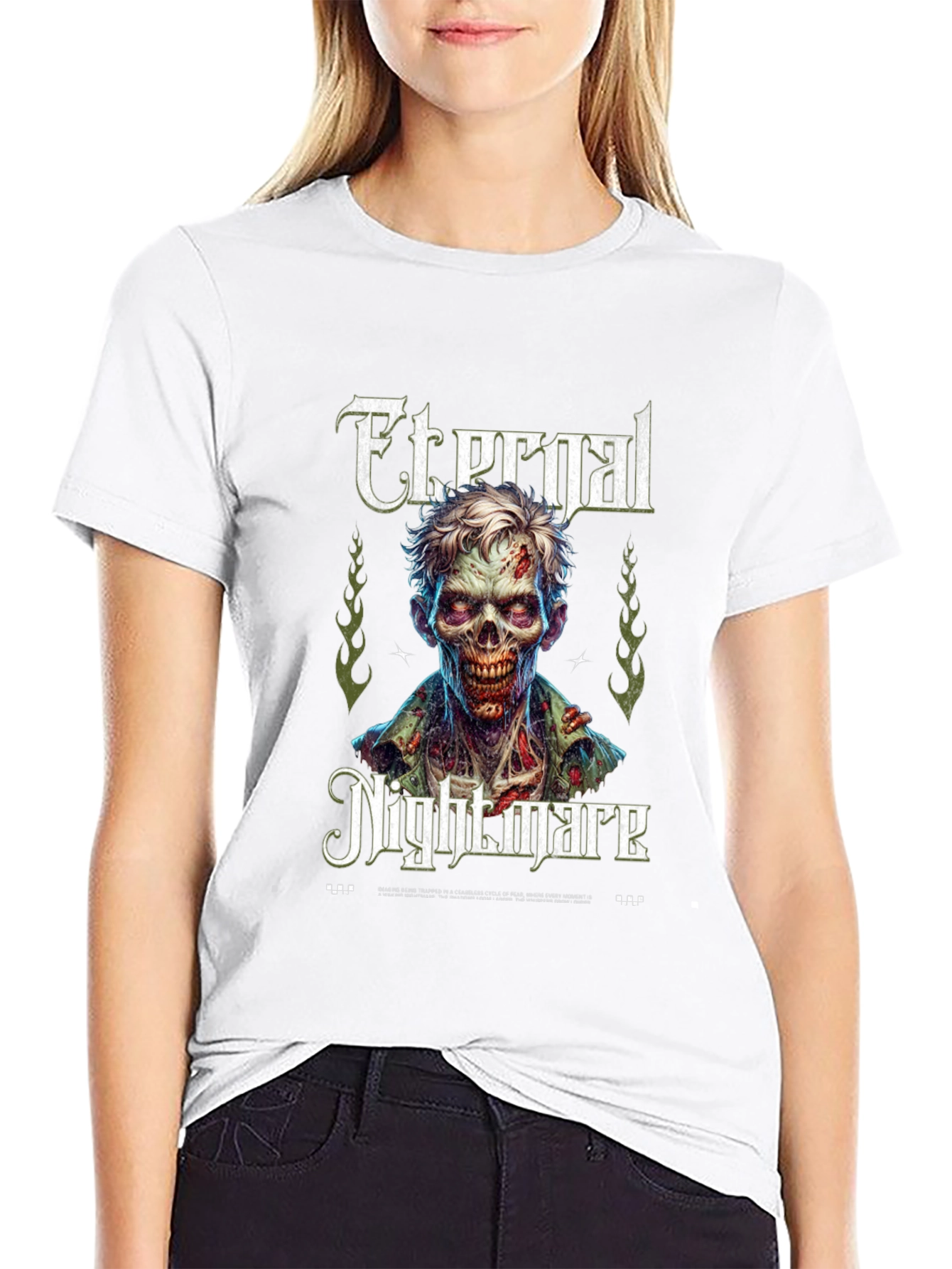 Eternal Nightmare Zombie Graphic T-Shirt
