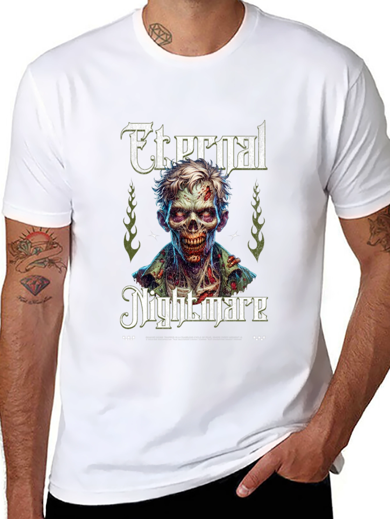Eternal Nightmare Zombie Graphic T-Shirt