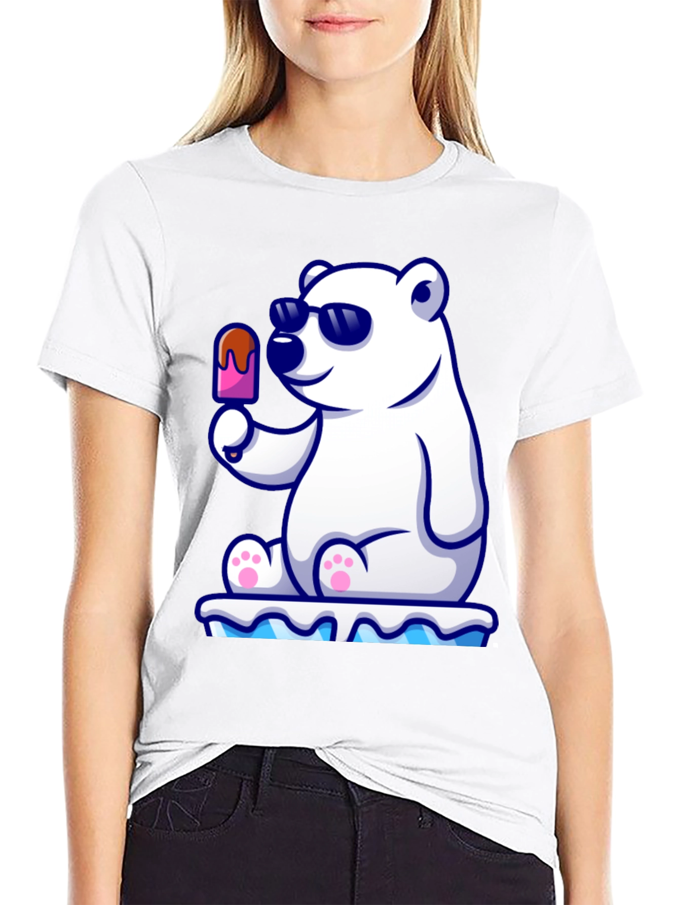 Cool Polar Bear Ice Cream T-Shirt