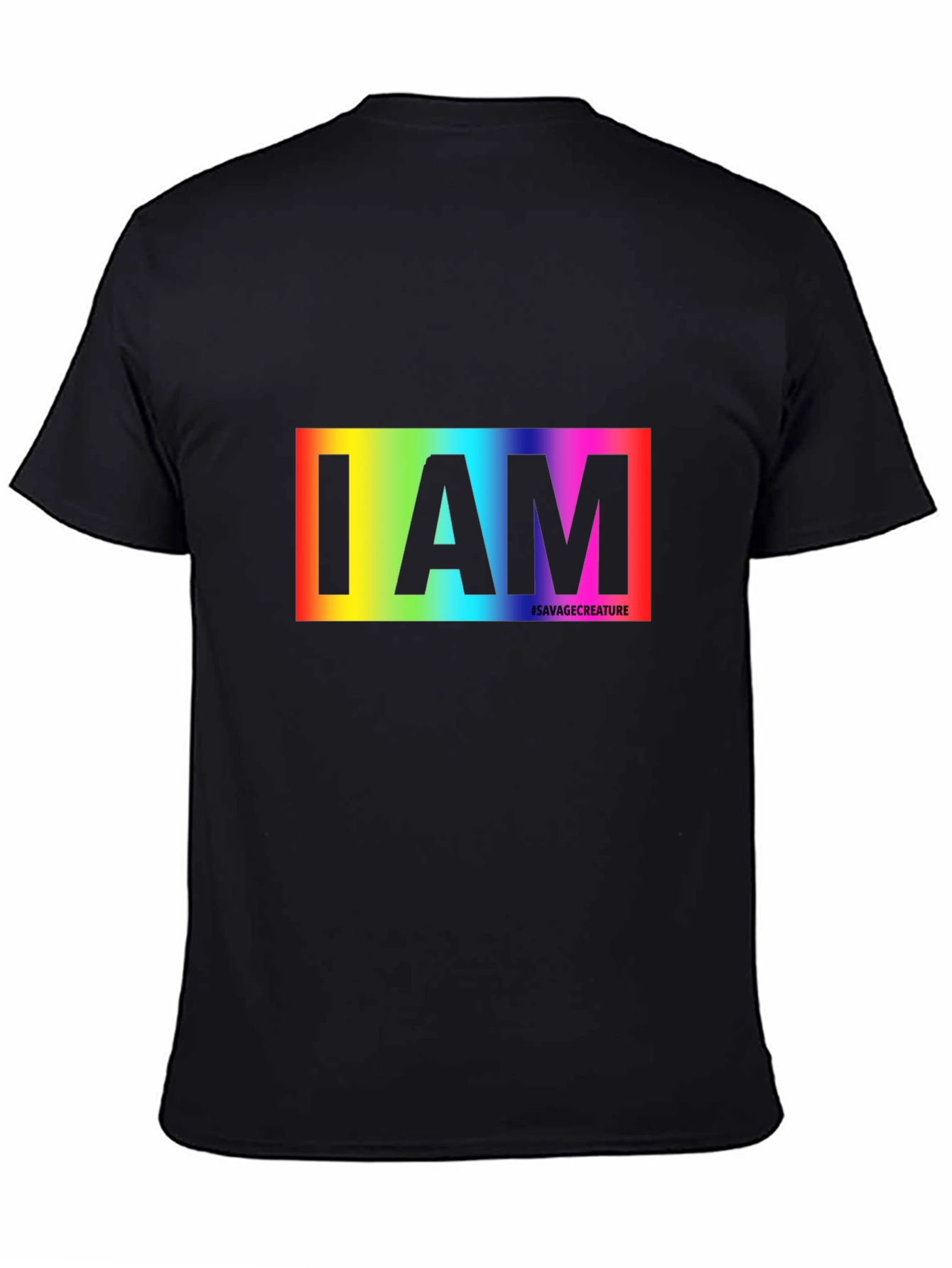 Rainbow I AM T-Shirt - Savage Creature Pride Tee