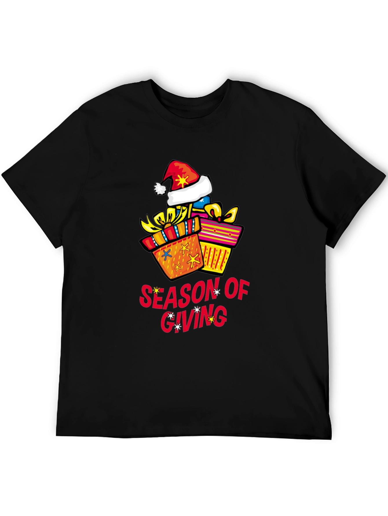 Season of Giving Graphic Tee - Holiday Gift Shirt