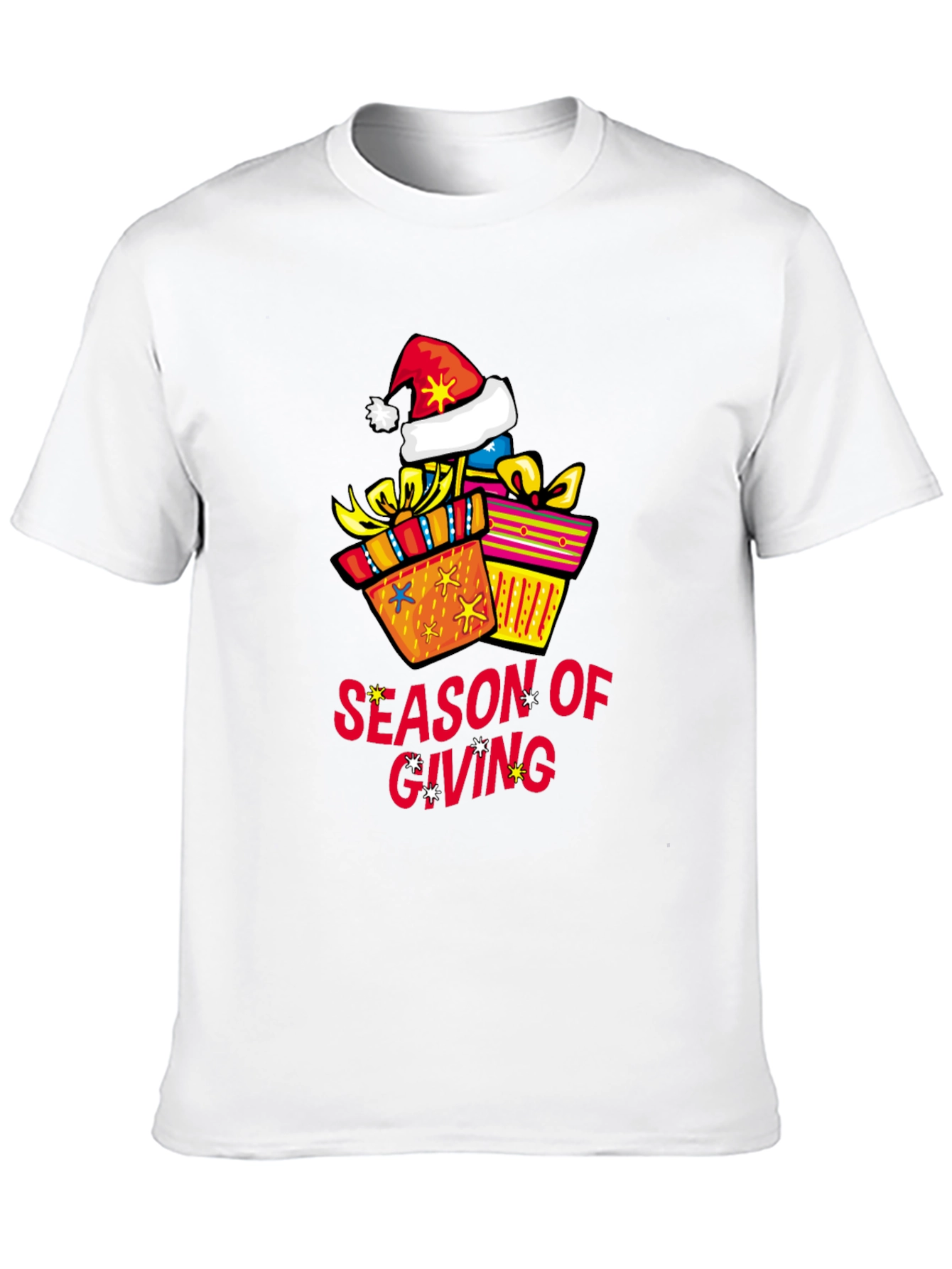 Season of Giving Graphic Tee - Holiday Gift Shirt