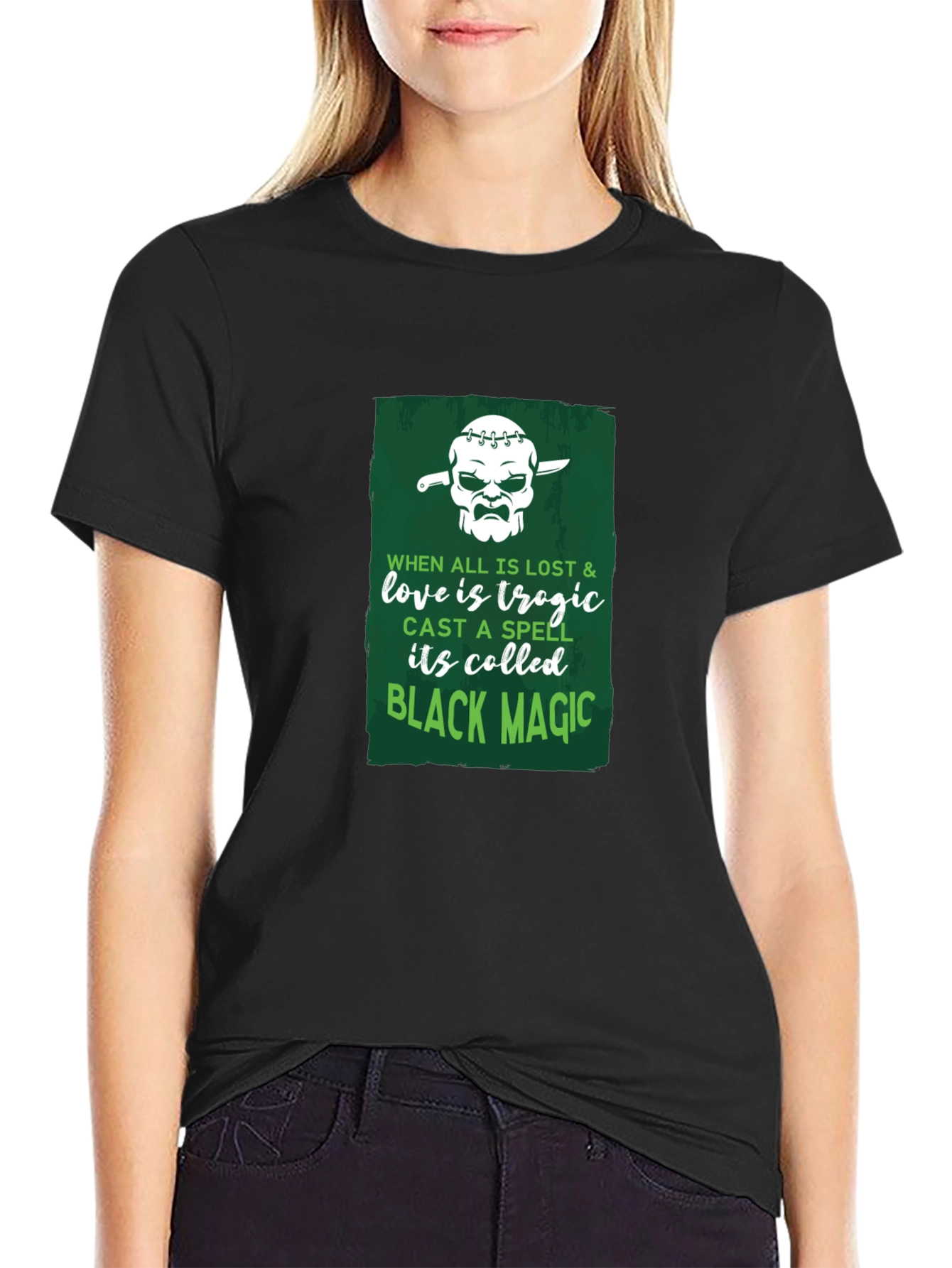 Black Magic Graphic Tee - Love Tragedy Spell