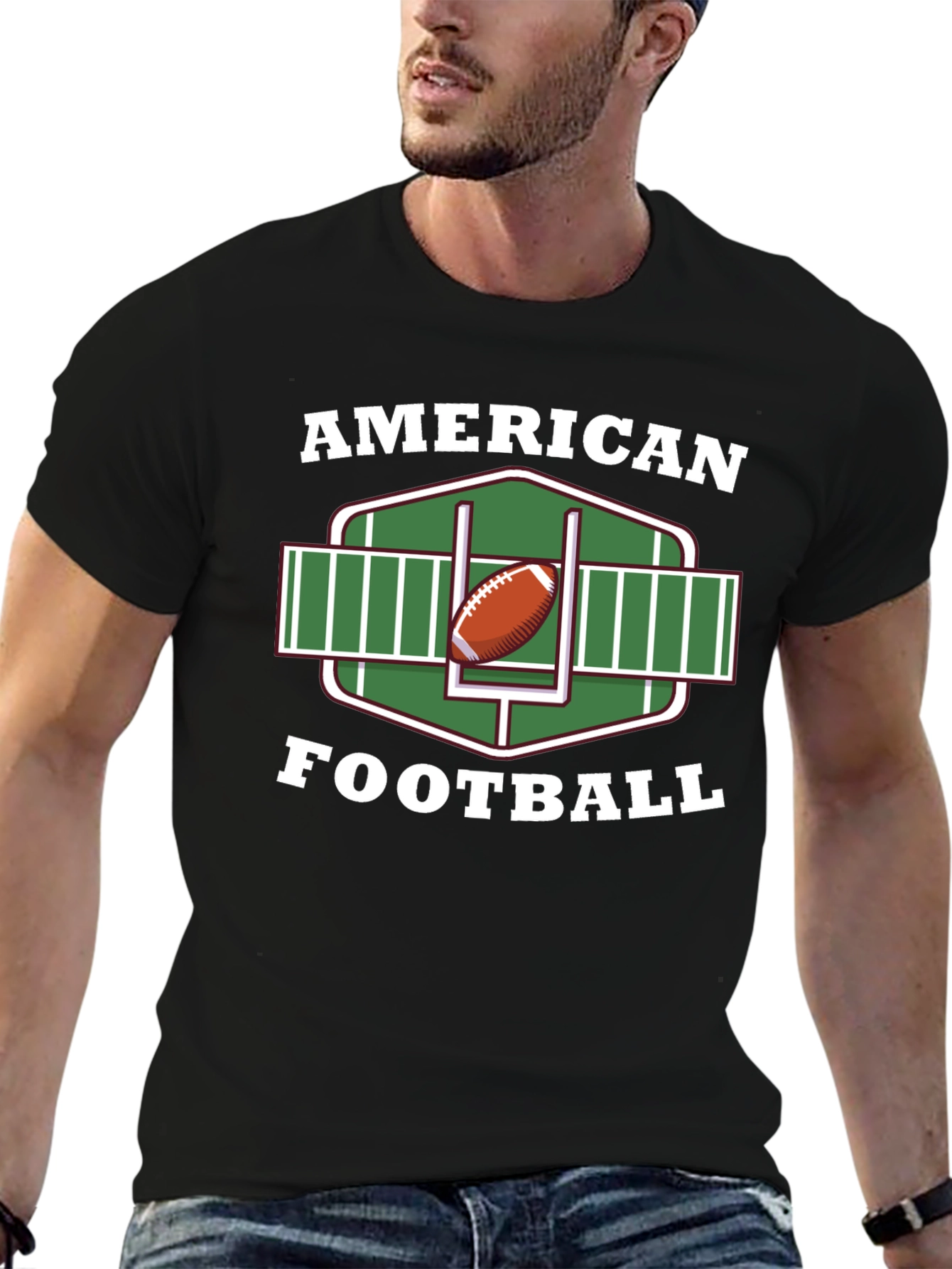 American Football Graphic Tee - Game Day Shirt