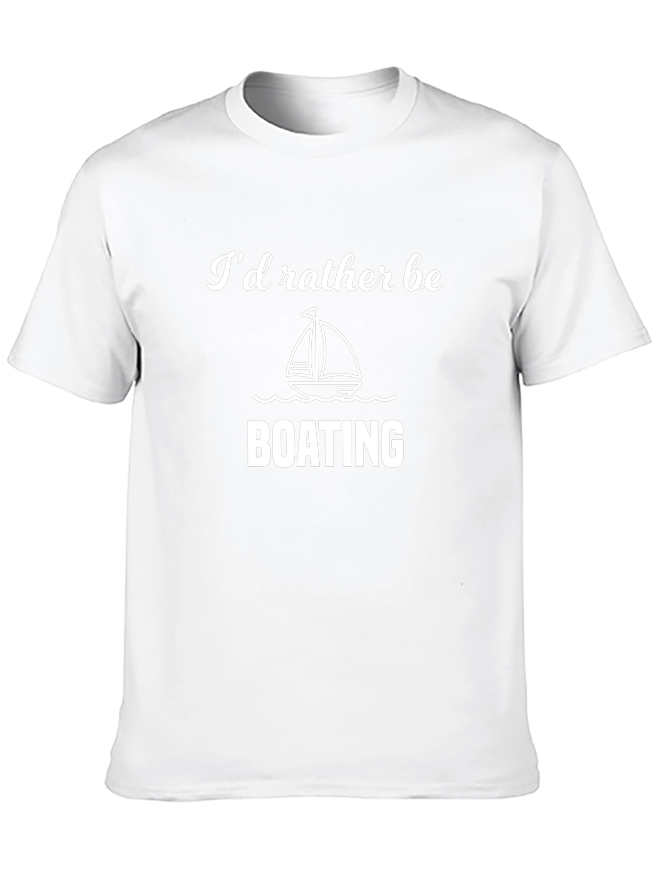 Boating Enthusiast Black T-Shirt