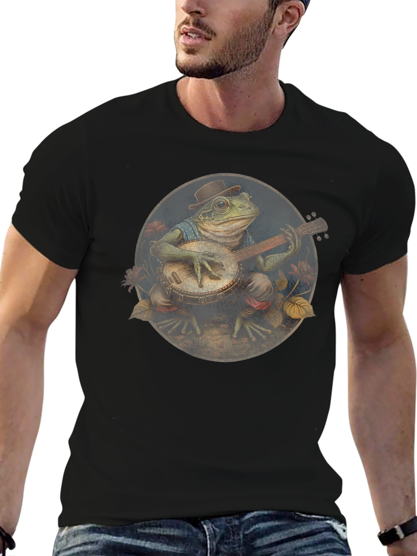 Banjo Frog Graphic Tee