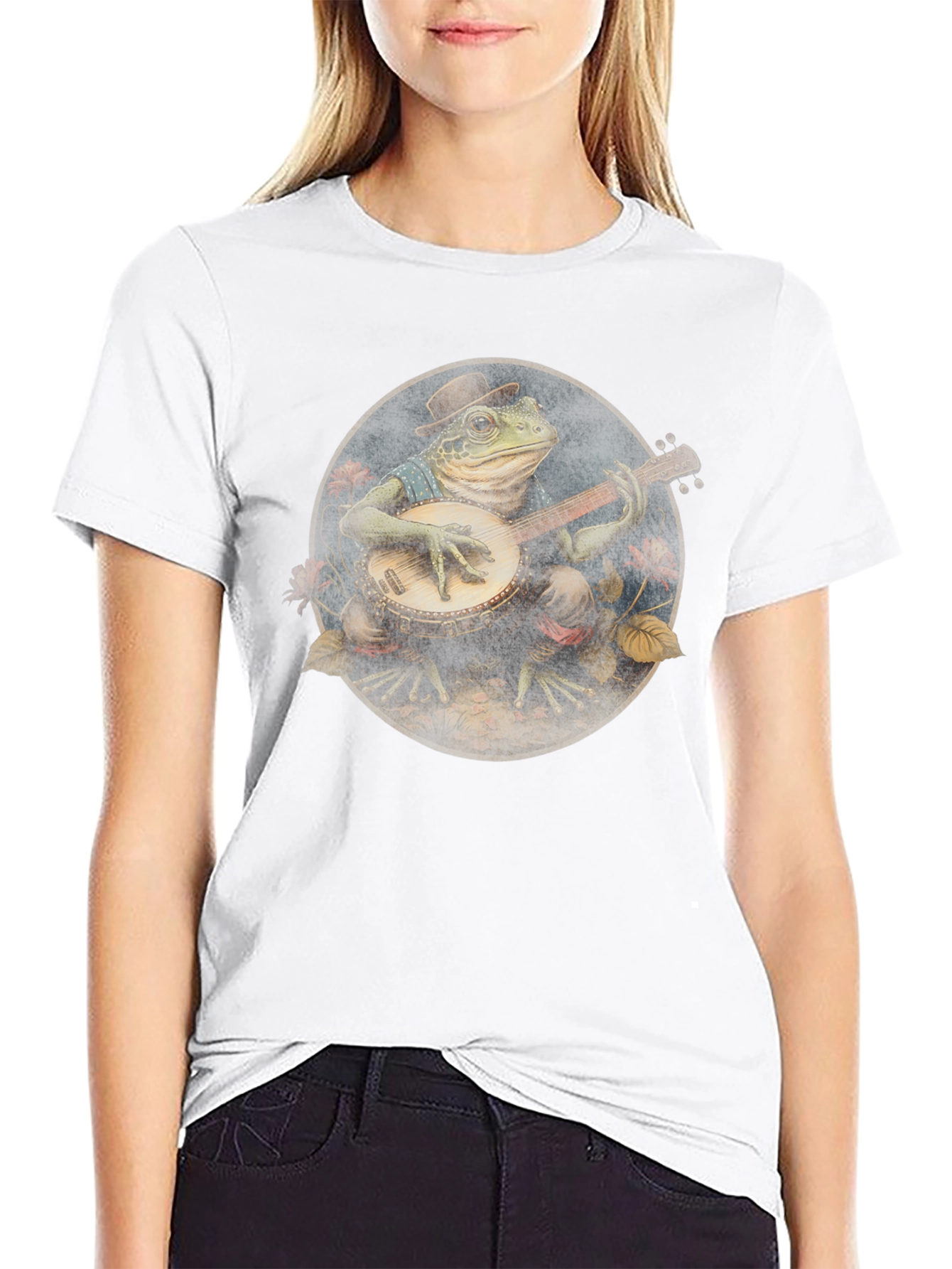 Banjo Frog Graphic Tee