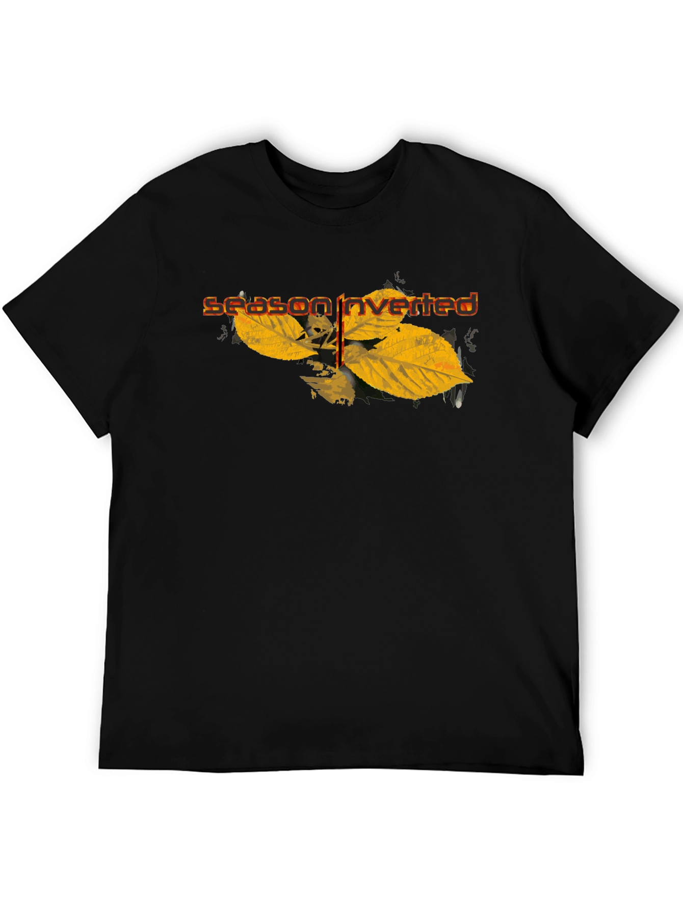 Season Inverted Black Graphic T-Shirt